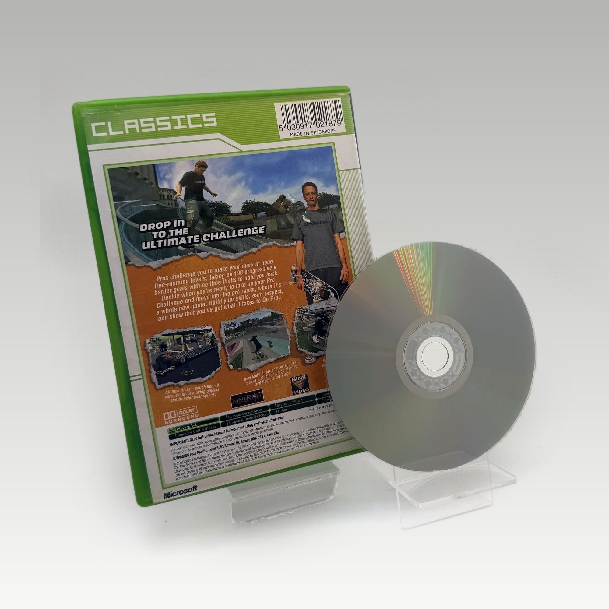 Tony Hawk's Pro Skater 4 (Classics) Case Damage • No Manual (PAL, Case Damage) - Image 2