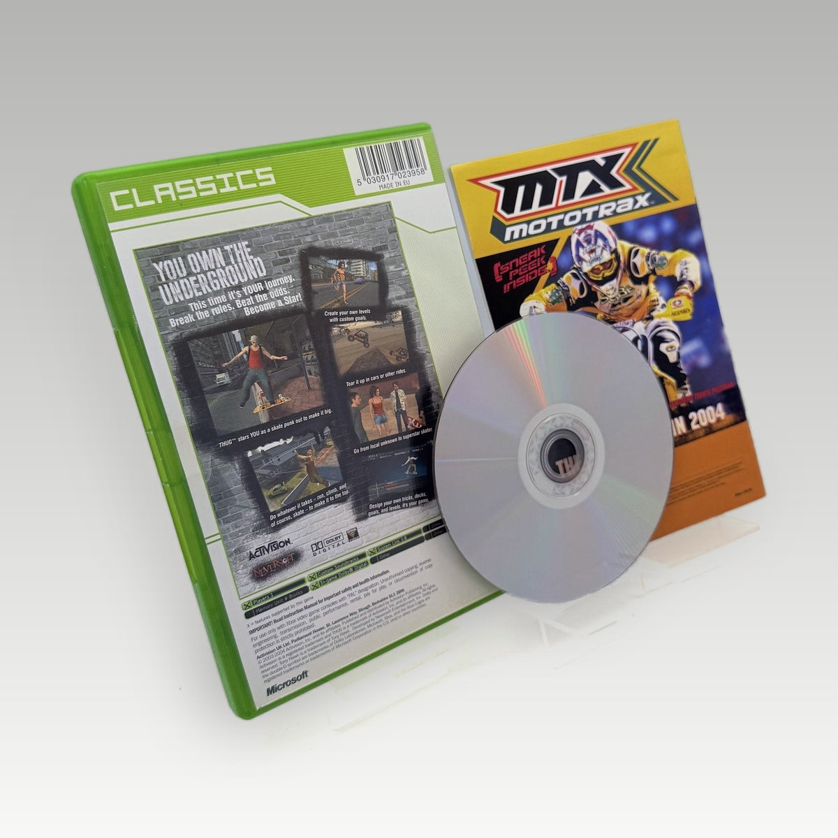 Tony Hawk's Underground (Classics) • CIB (PAL) - Back Cover | Yappa NZ