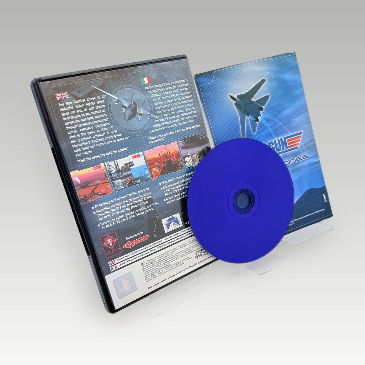 Top Gun: Combat Zones • CIB (PAL) - Back Cover | Yappa NZ
