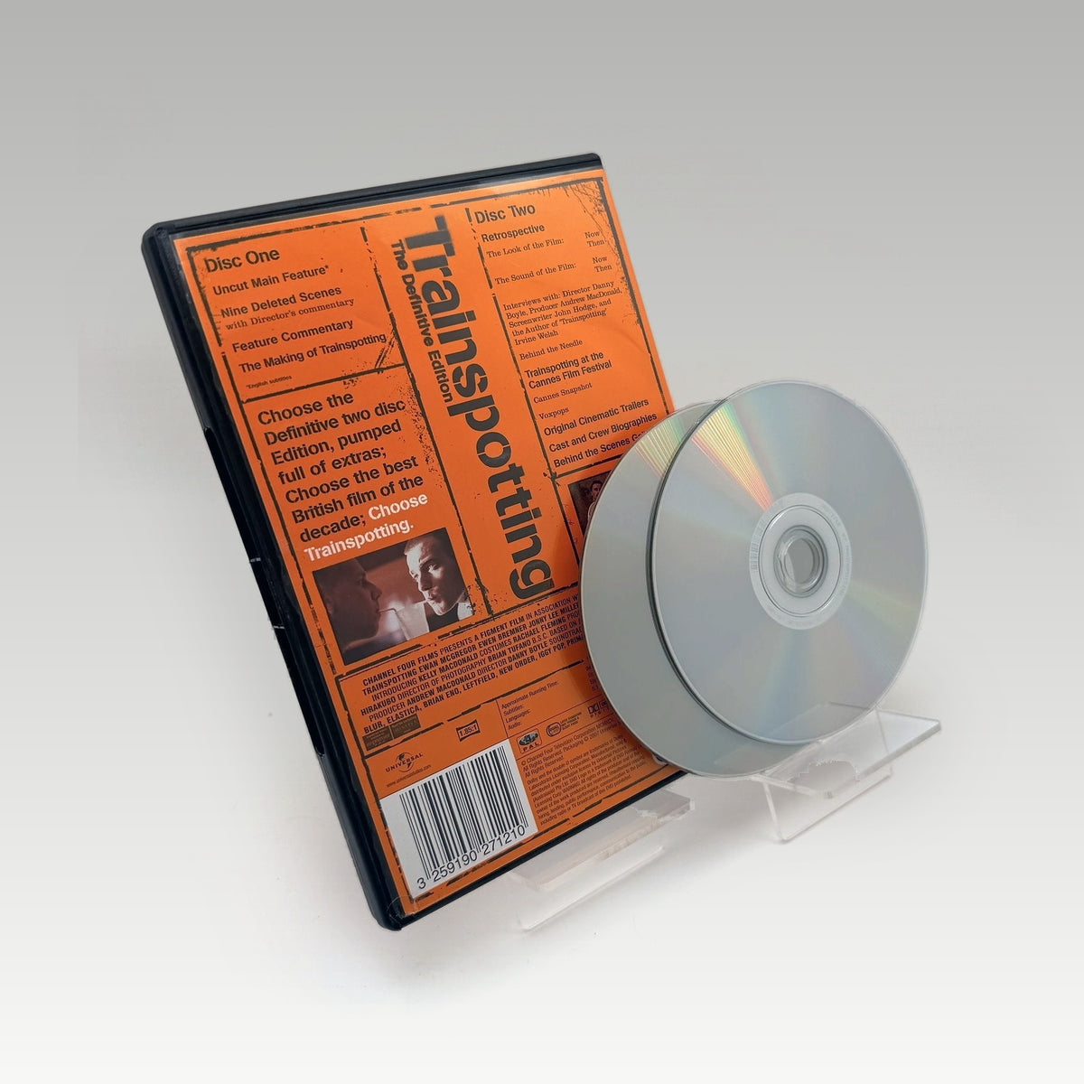 Trainspotting Definitive Edition (1996) DVD • CIB (Region 4, Standard) - Image 2
