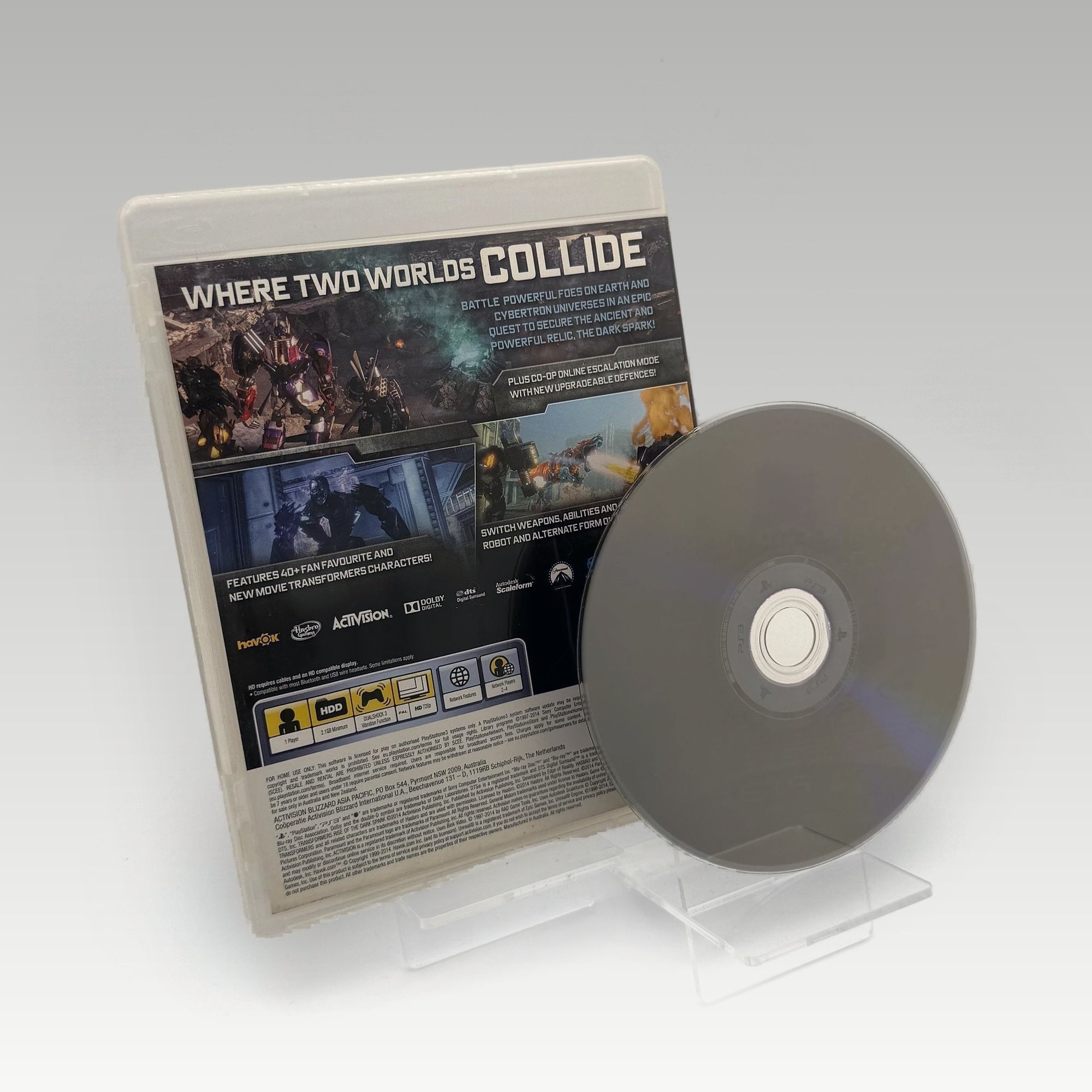 Transformers: Rise of the Dark Spark • No Manual (Region 4) - Image 2