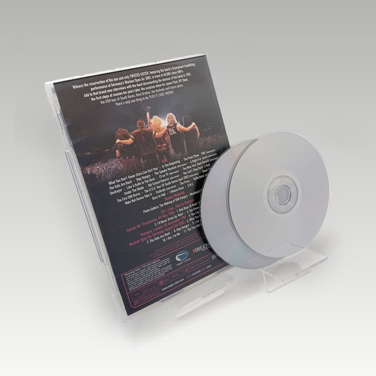 Twisted Sister: Live at Wacken (The Reunion) (2005) DVD • CIB (Region Free, Standard) - Image 2