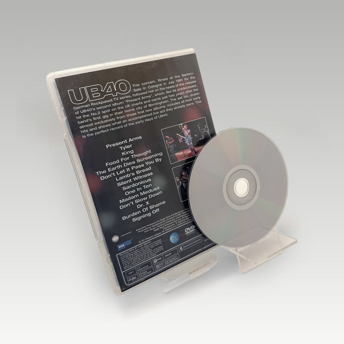UB40: Rockpalast Food for Thought (1981) DVD • CIB (Region Free, Standard) - Image 2