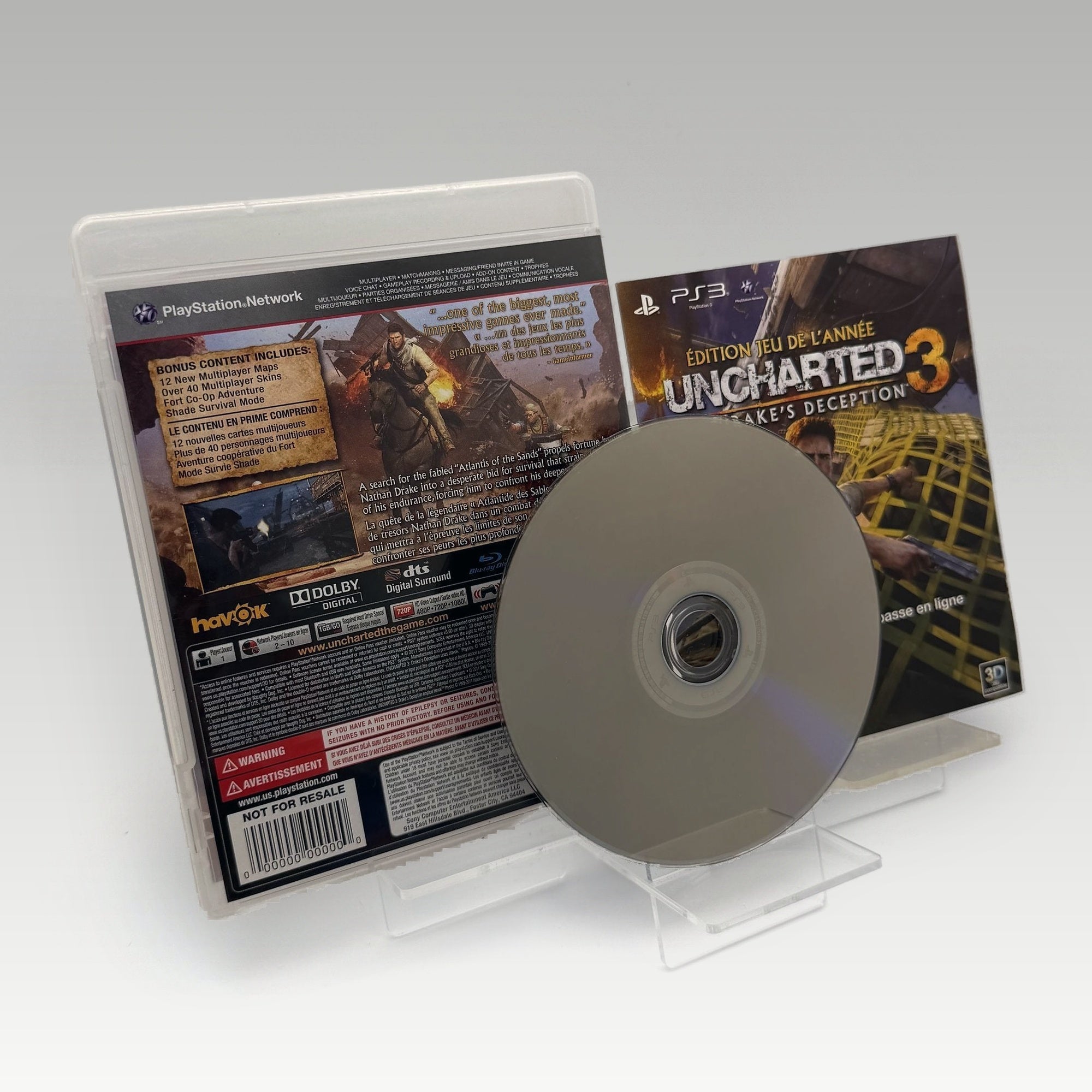 Uncharted 3: Drake's Deception - Game of the Year Edition • CIB (Region 1) - Image 2