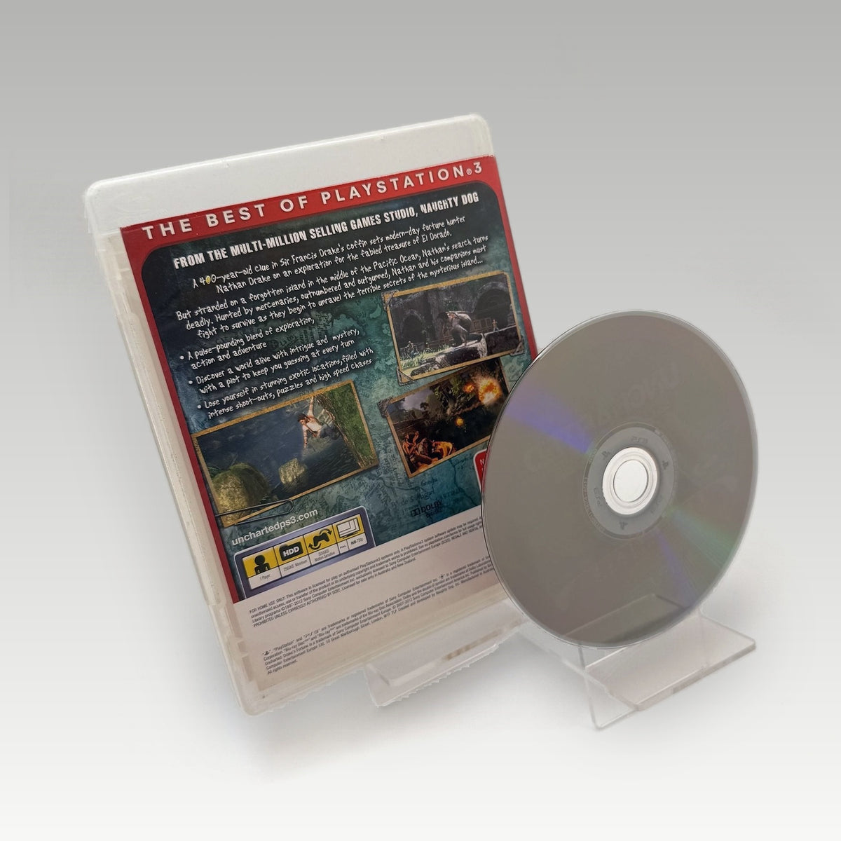 Uncharted: Drake's Fortune (Essentials) • No Manual (Region 4) - Image 2