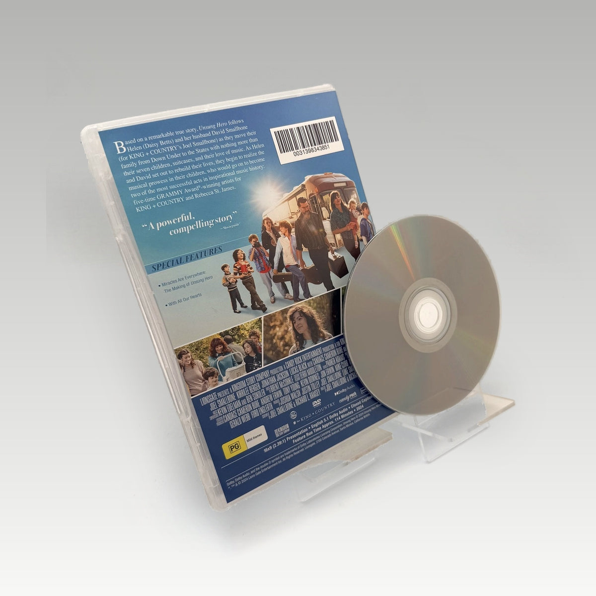 Unsung Hero (2024) DVD • CIB • New (Region Free, Standard) - Image 2