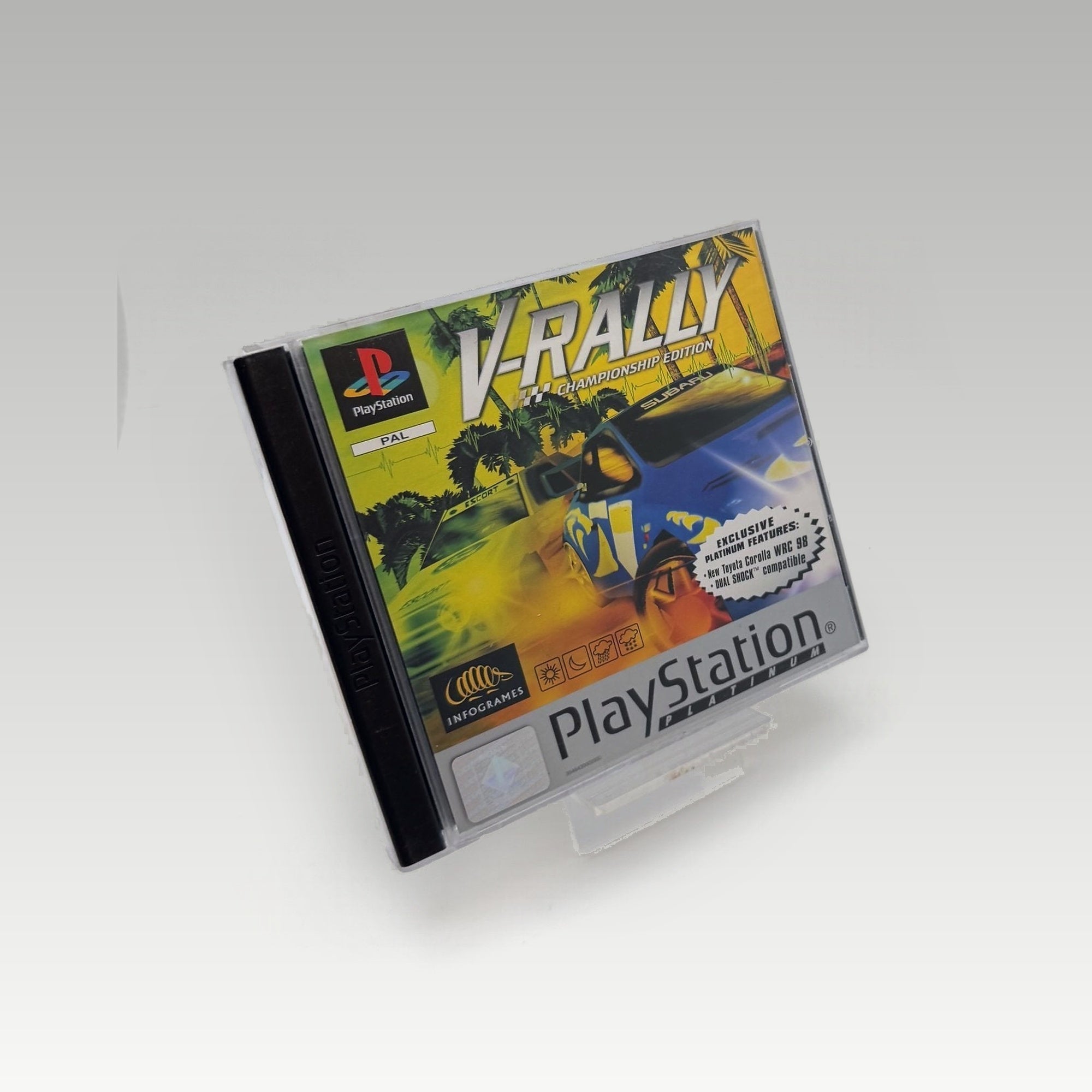 V-Rally (Platinum) • CIB (PAL) - Image 1