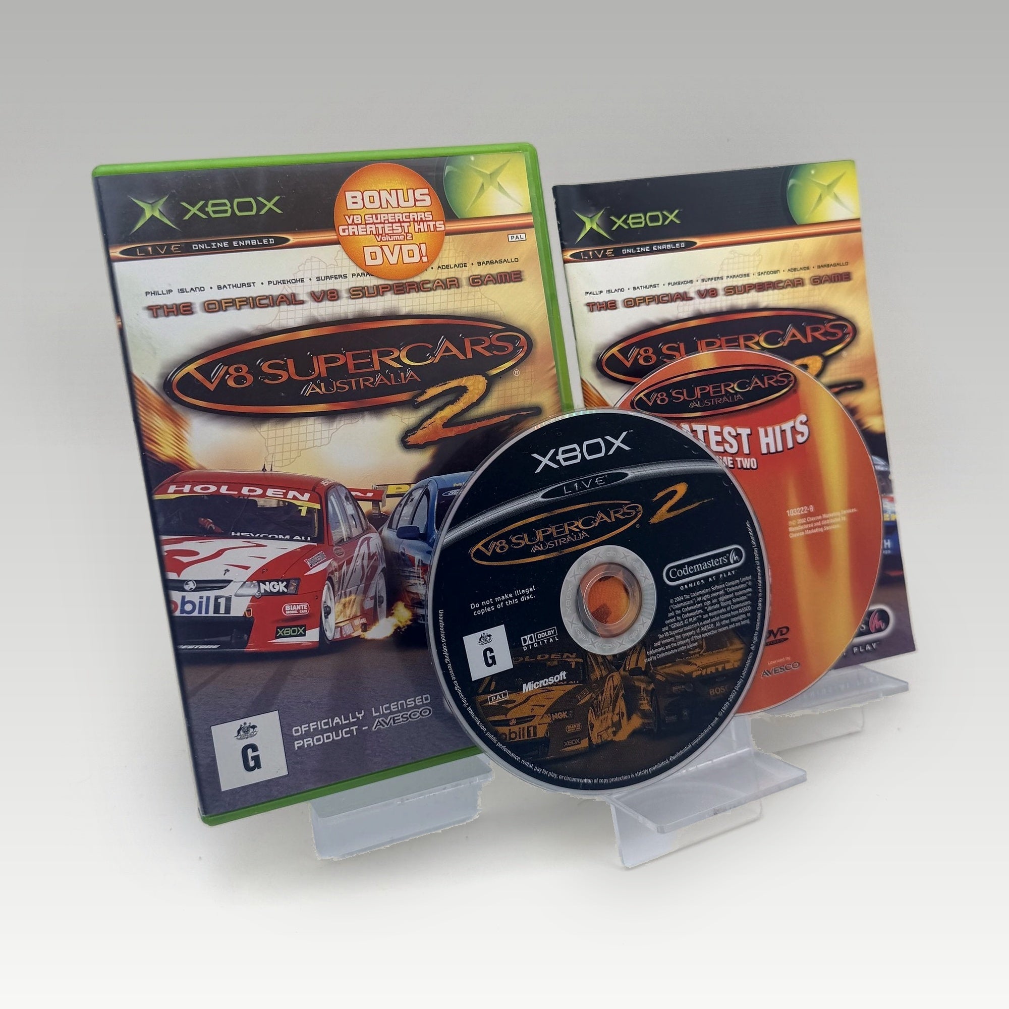 V8 Supercars Australia 2 Bonus DVD Bundle Bonus DVD Bundle • CIB (PAL, Bonus DVD Bundle) - Image 1