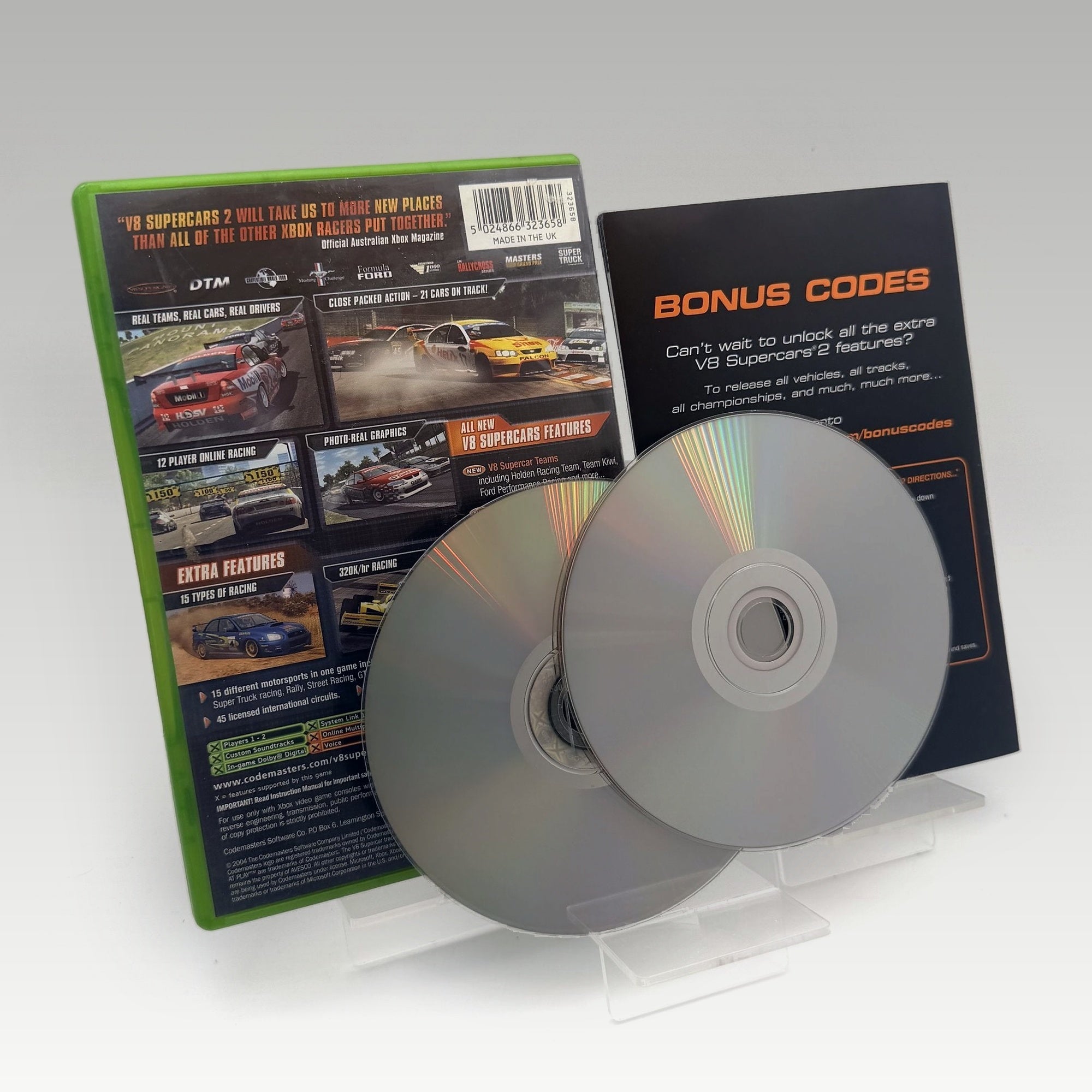 V8 Supercars Australia 2 Bonus DVD Bundle Bonus DVD Bundle • CIB (PAL, Bonus DVD Bundle) - Image 2