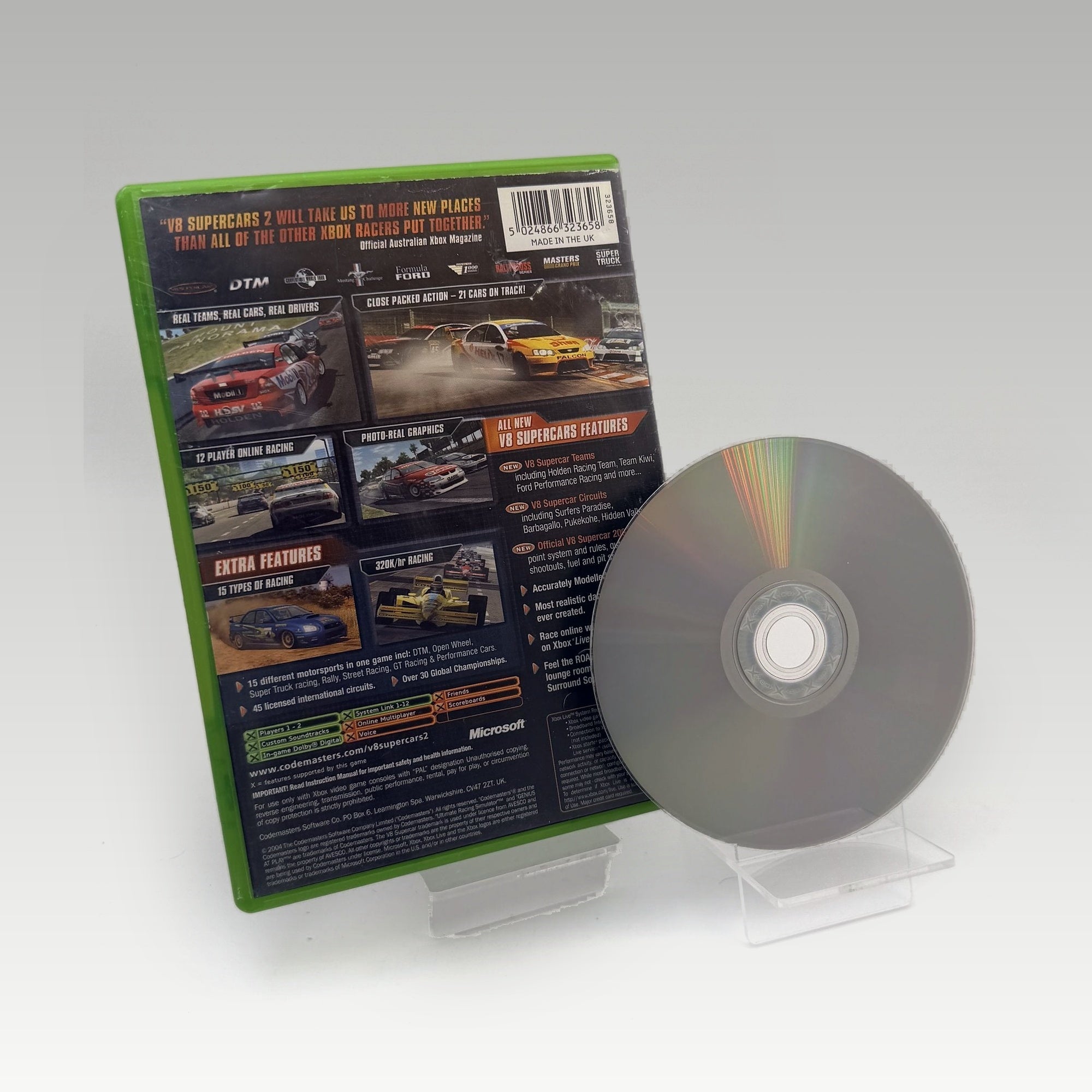 V8 Supercars Australia 2 • No Manual (PAL) - Image 2