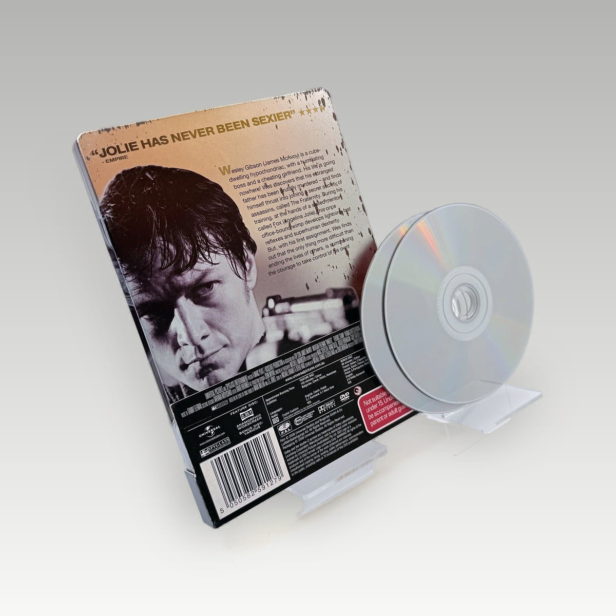 Wanted Uncut (2008) DVD Steelbook • CIB (Region 4, Steelbook) - Image 2
