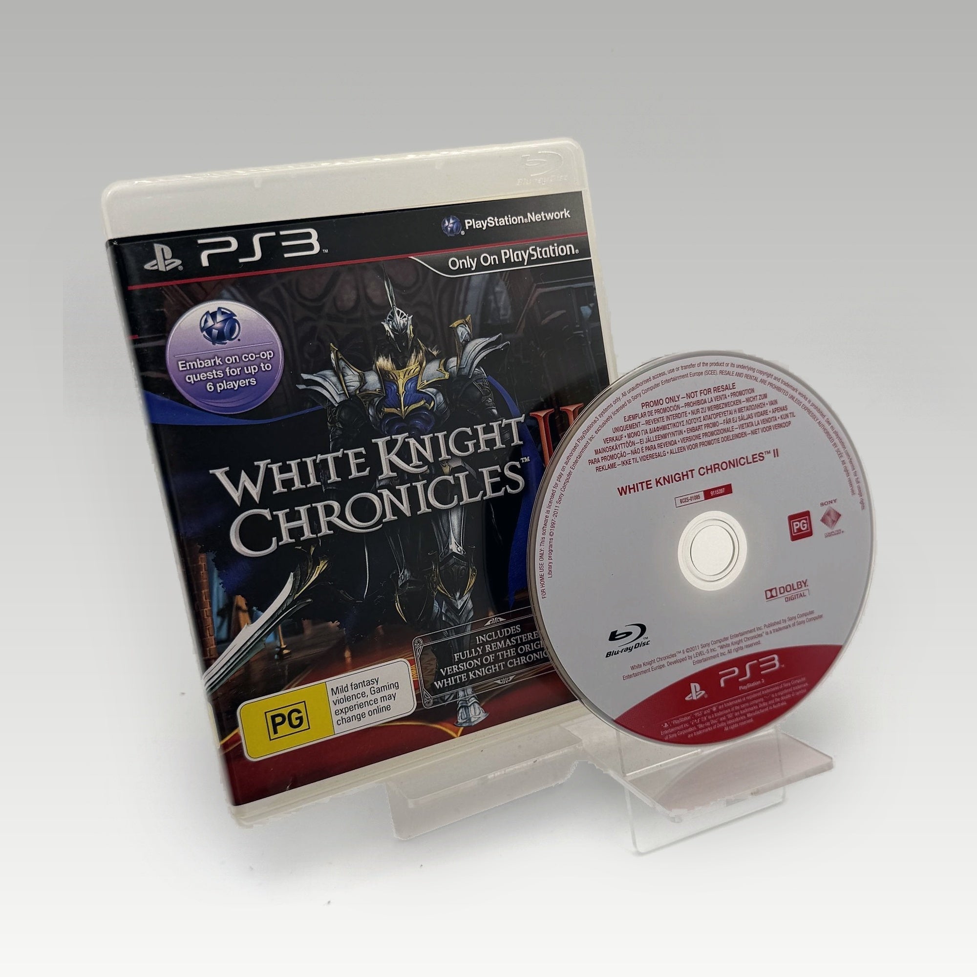 White Knight Chronicles II (Not For Resale) Promo • No Manual (Region 4, Promo) - Image 1