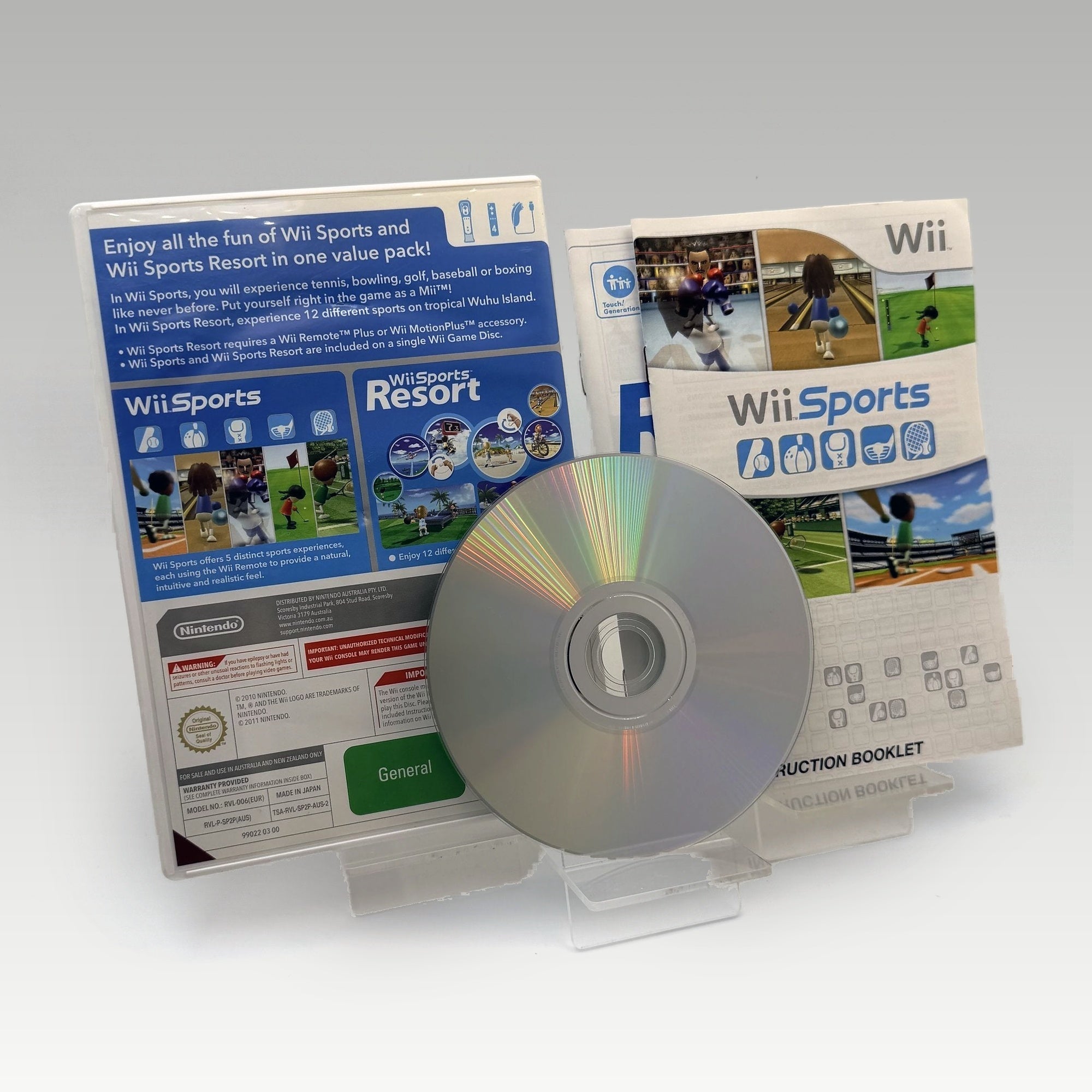 Wii Sports + Wii Sports Resort (Nintendo Selects) • CIB (PAL) - Image 2