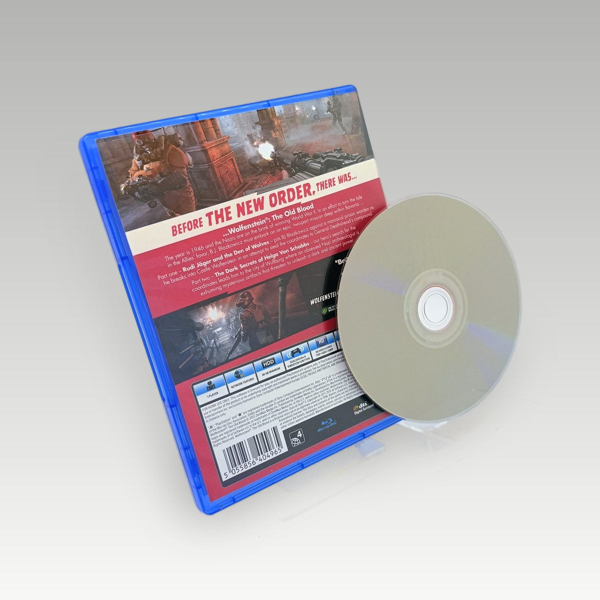 Wolfenstein: The Old Blood • CIB (Region 4) - Back Cover | Yappa NZ