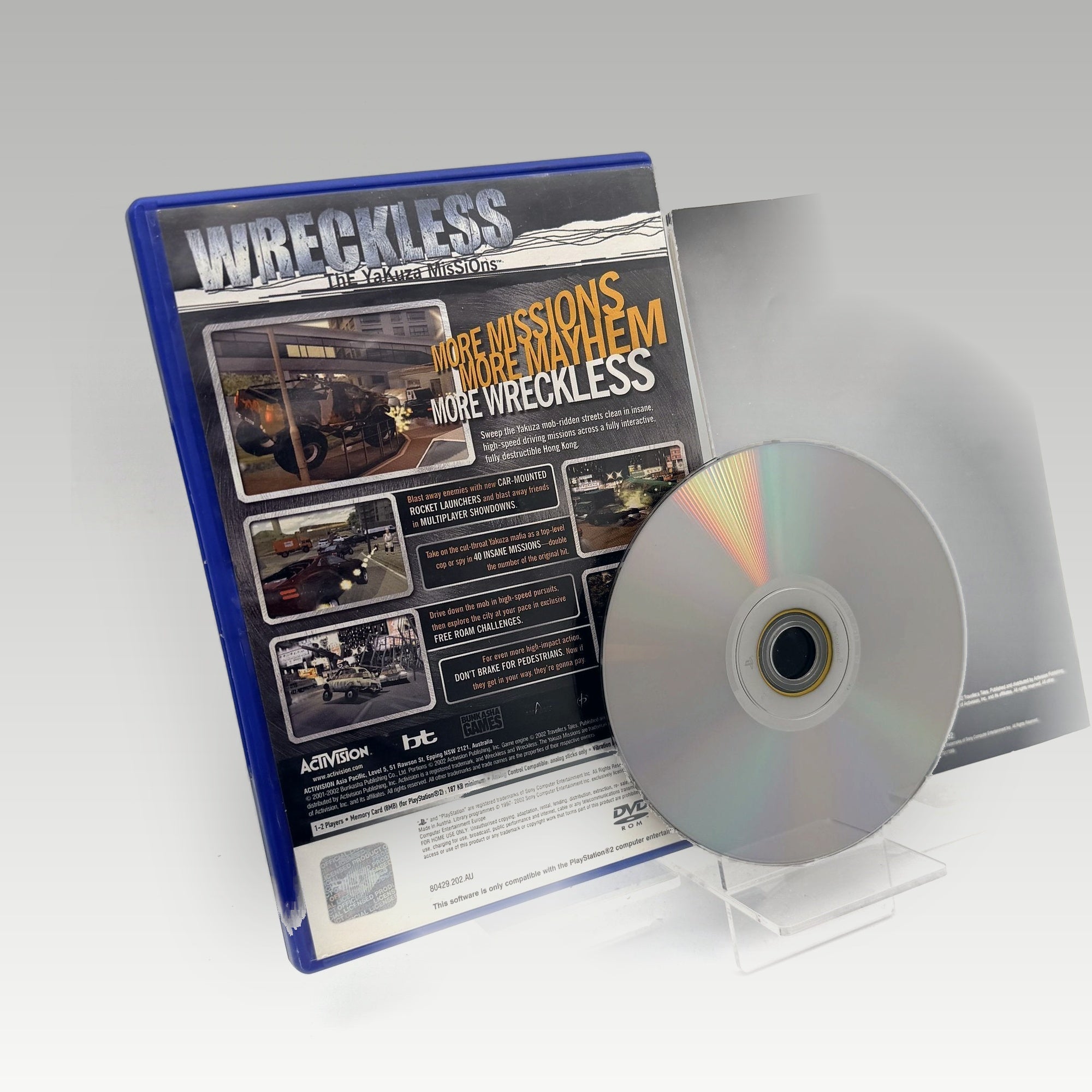 Wreckless Yakuza Missions • CIB (PAL) - Image 2