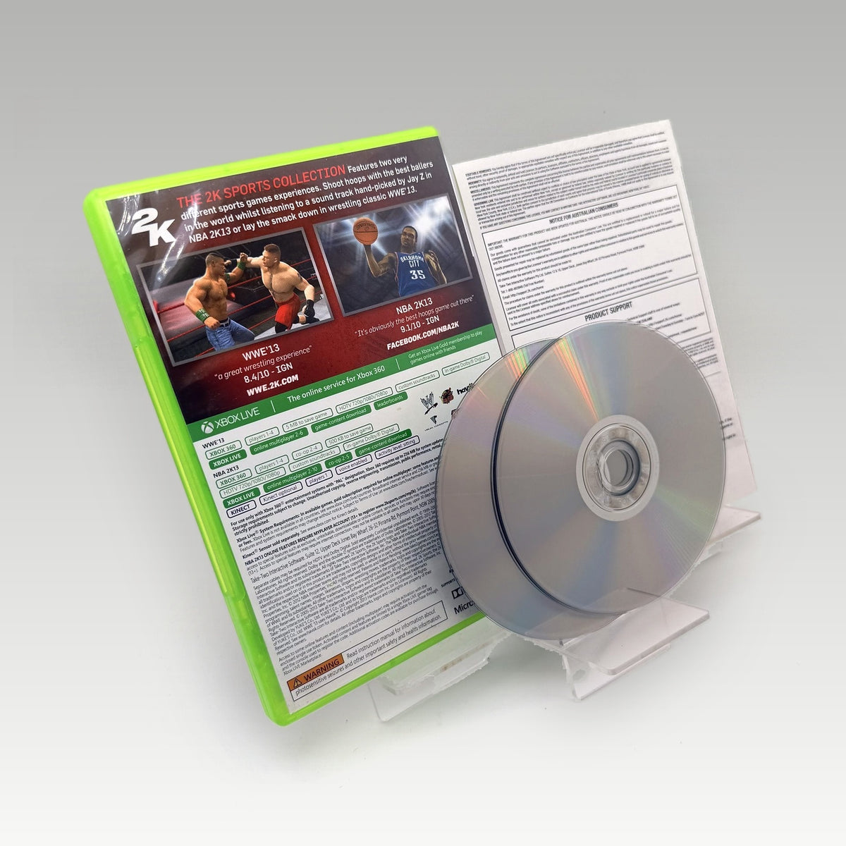 WWE + NBA 2k13 Sports Collection • CIB (Region Free) - Image 2