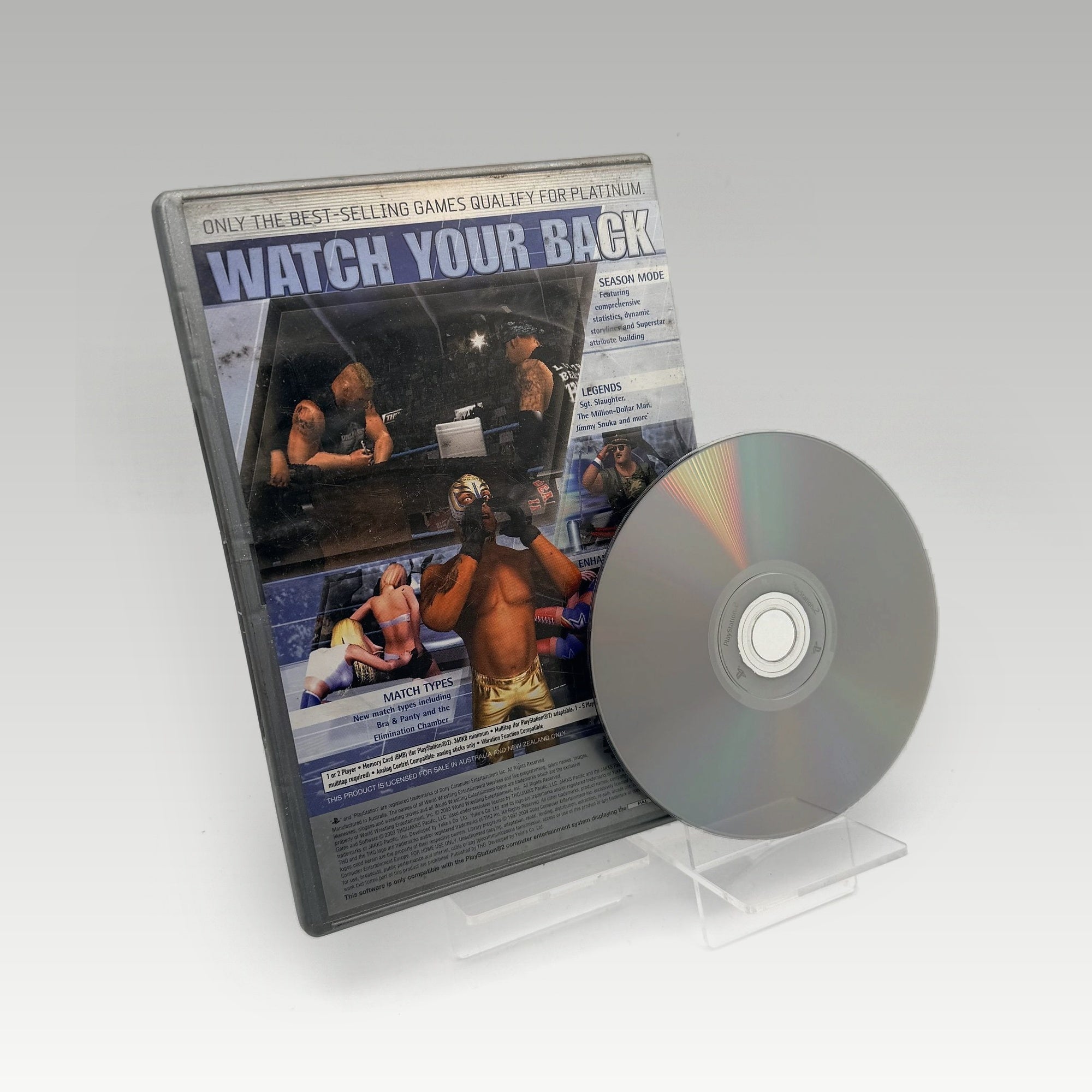 WWE Smackdown! Here Comes the Pain (Platinum) • No Manual (PAL) - Image 2