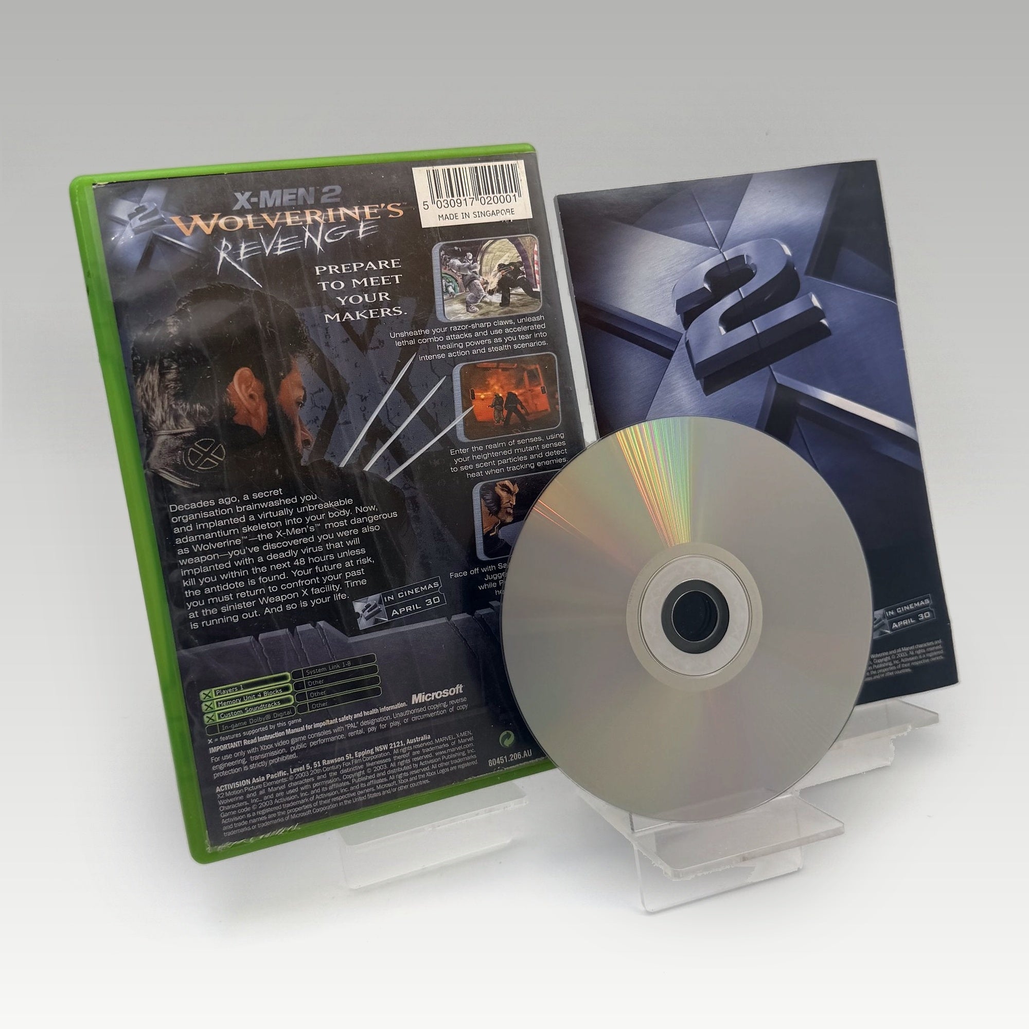 X2: Wolverine's Revenge Artwork Damage • CIB (PAL, Artwork Damage) - Image 2