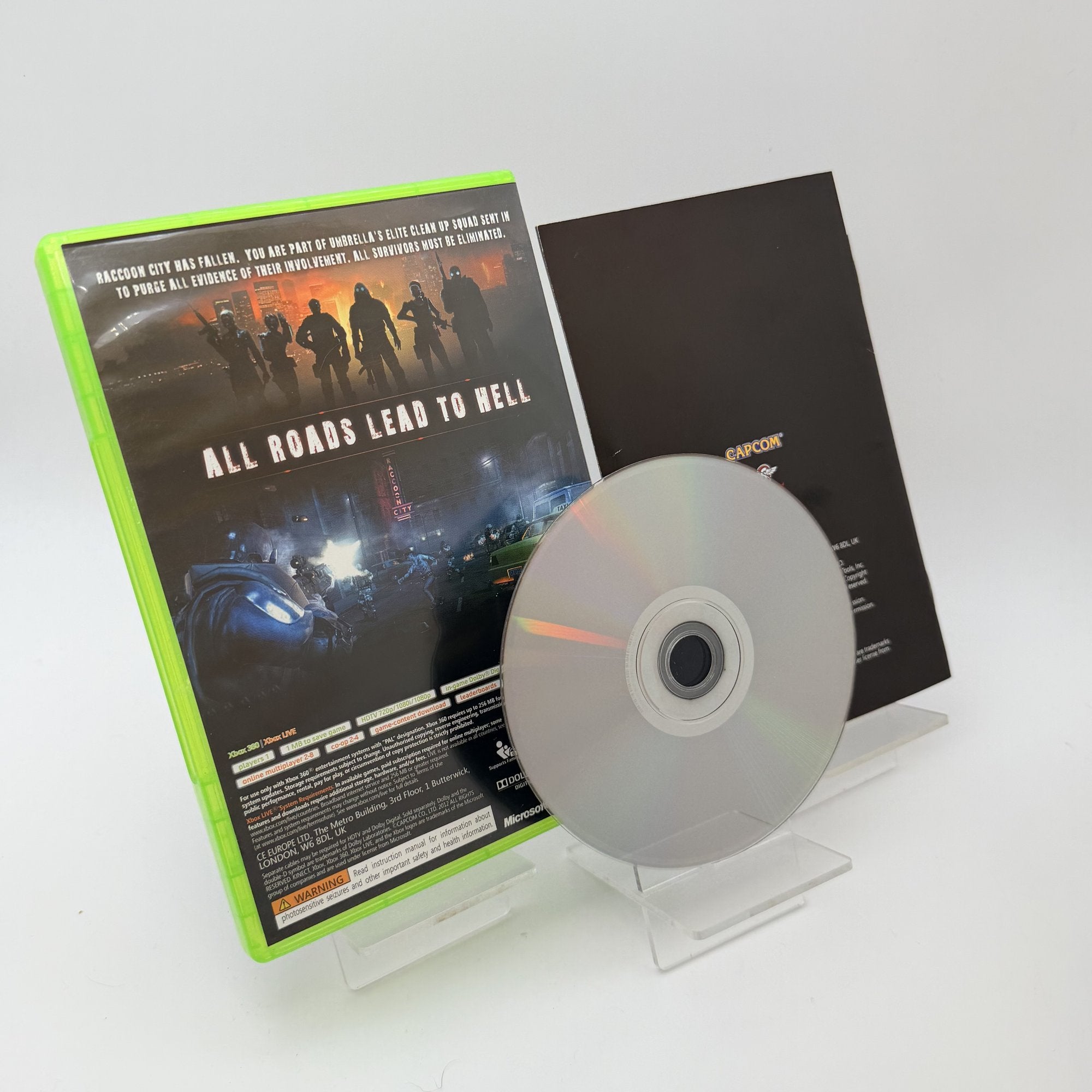Xbox 360 Resident Evil: Operation Raccoon City PAL - Back Cover | Yappa NZ