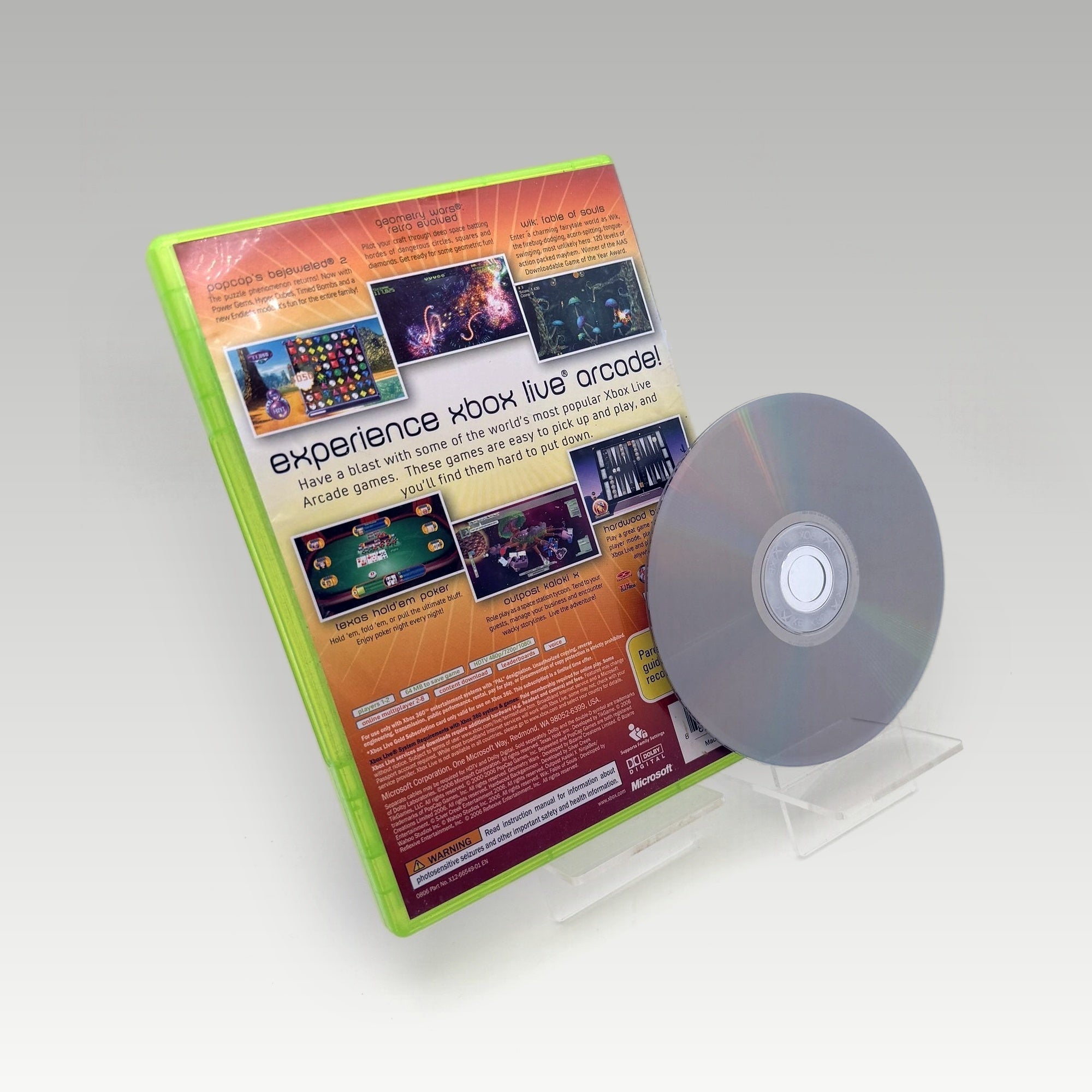 Xbox Live Arcade Unplugged: Volume 1 • No Manual (PAL) - Image 2