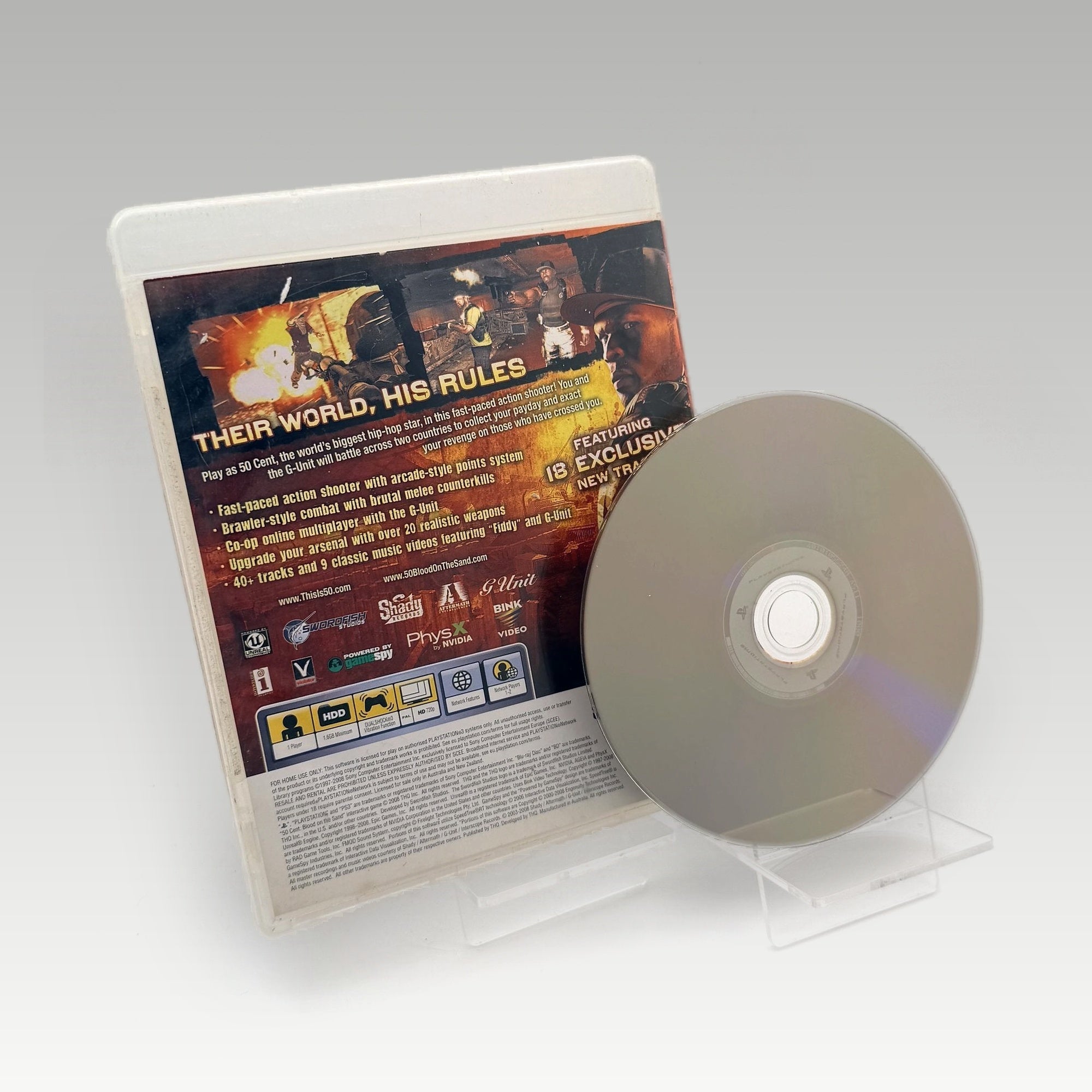 50 Cent: Blood on the Sand • No Manual (Region 4) - Image 2