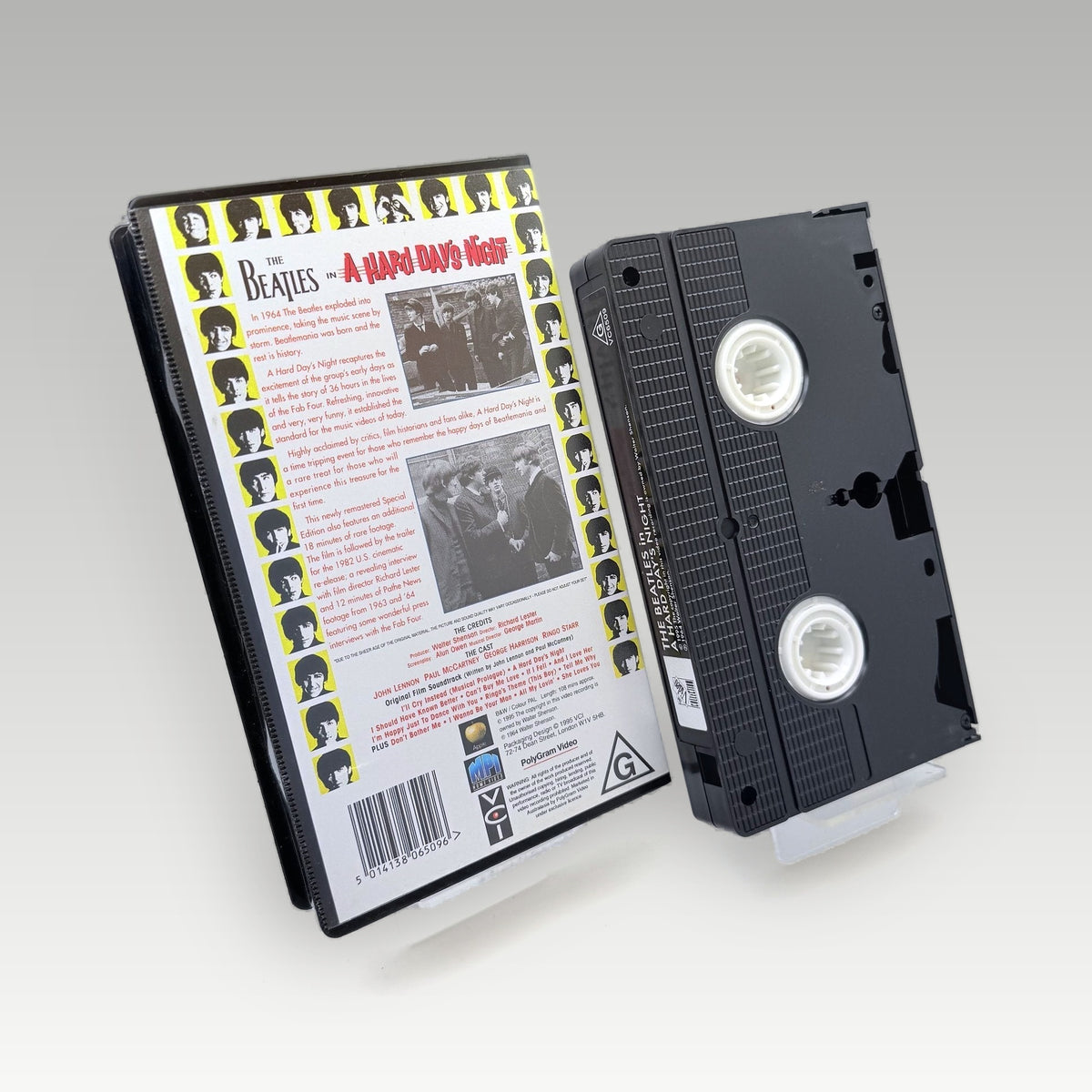 A Hard Day's Night (1964) • CIB (PAL) - Back Cover | Yappa NZ