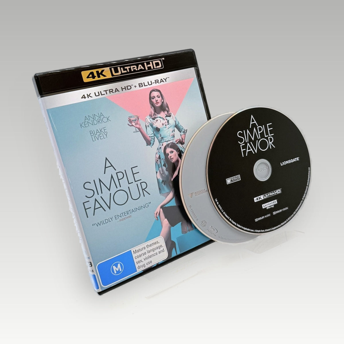 A Simple Favor (2018) • CIB (Region Free) - Front Cover | Yappa NZ