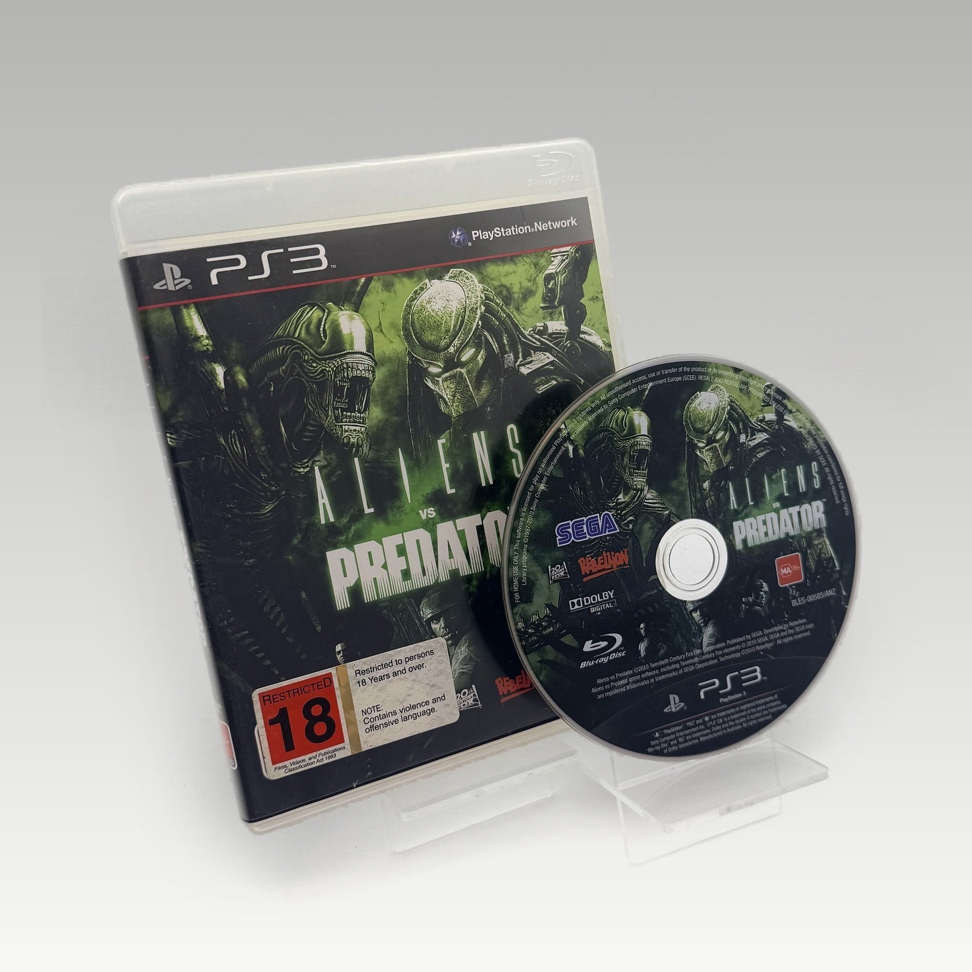 Aliens vs. Predator • No Manual (Region 4) - Image 1