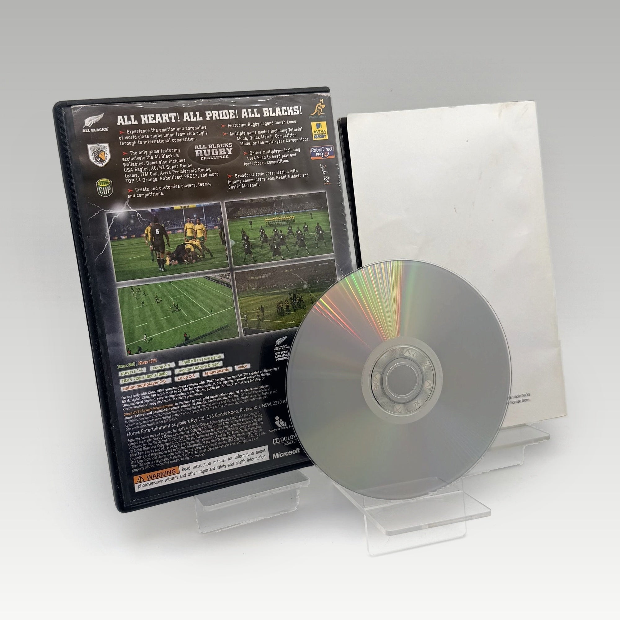 All Blacks Rugby Challenge • CIB • Ex-Rental (PAL) - Image 2