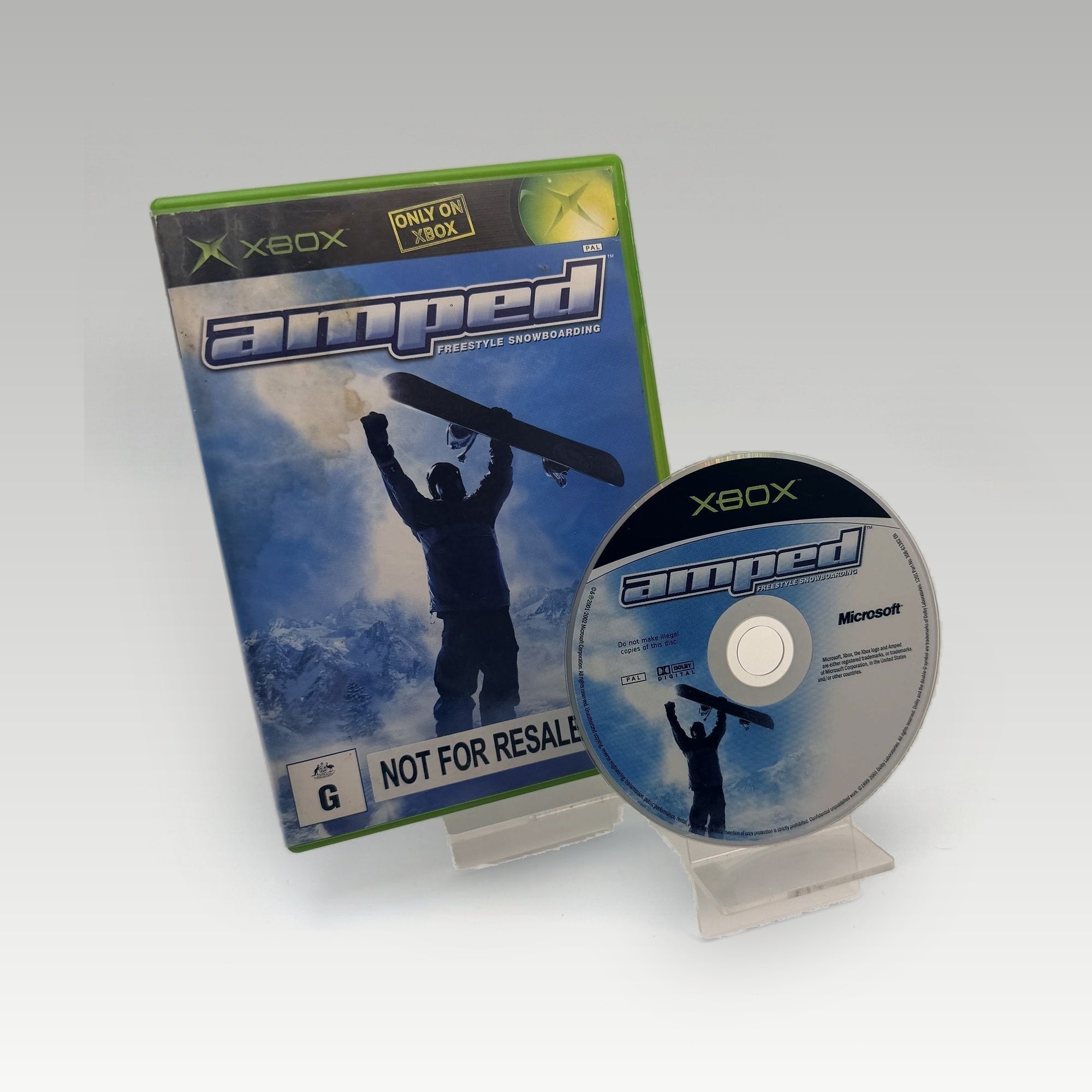 Amped: Freestyle Snowboarding (Not For Resale) Promo • No Manual (PAL, Promo) - Image 1