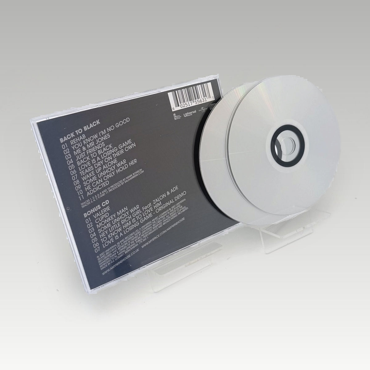 Amy Winehouse - Back To Black • CIB - Back Cover | Yappa NZ