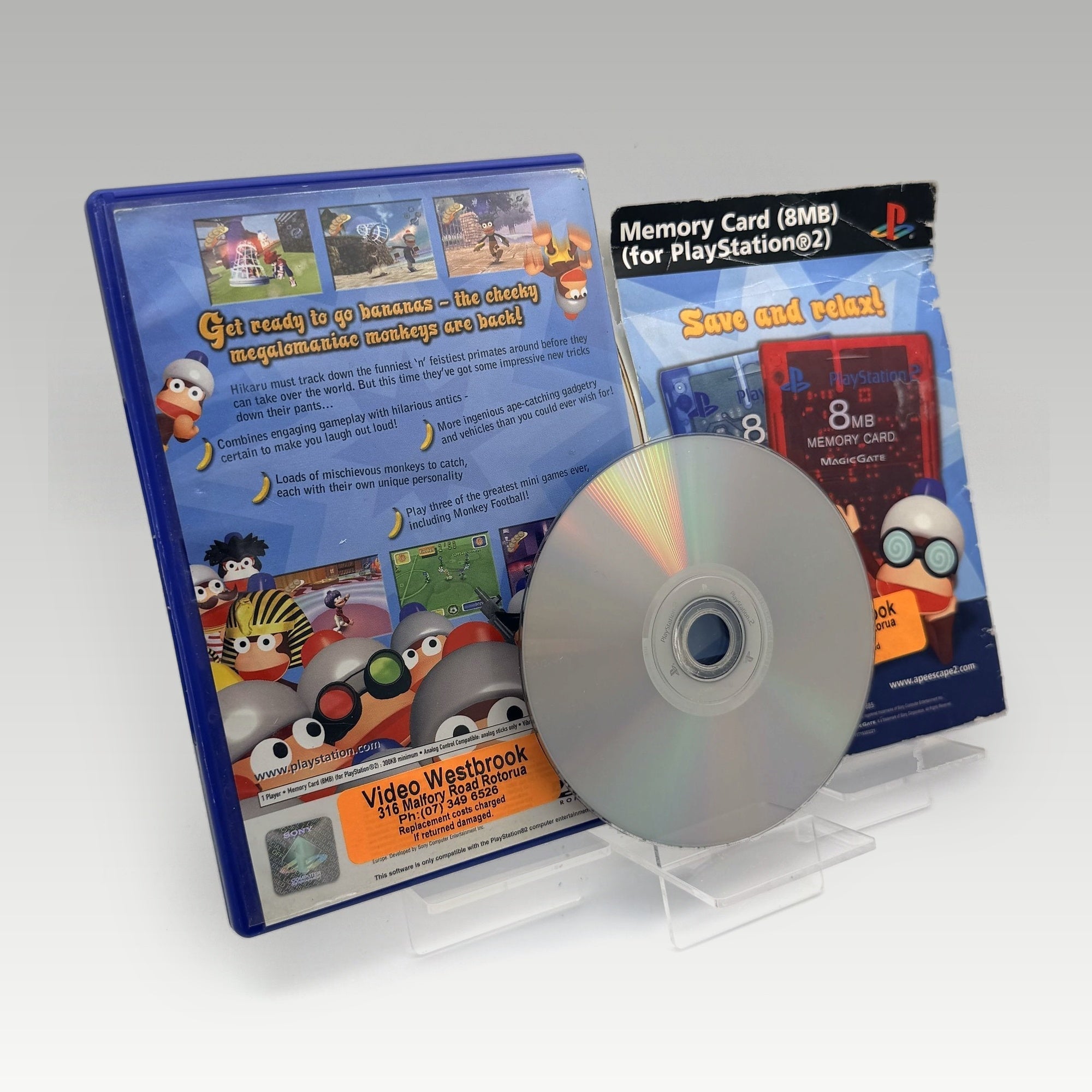 Ape Escape 2 • CIB • Ex-Rental (PAL) - Image 2