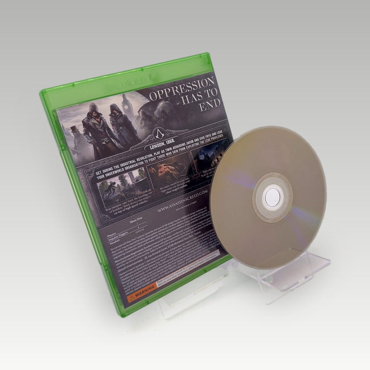 Assassin's Creed Syndicate Special Edition • CIB (Region Free, Special Edition) - Back Cover | Yappa NZ