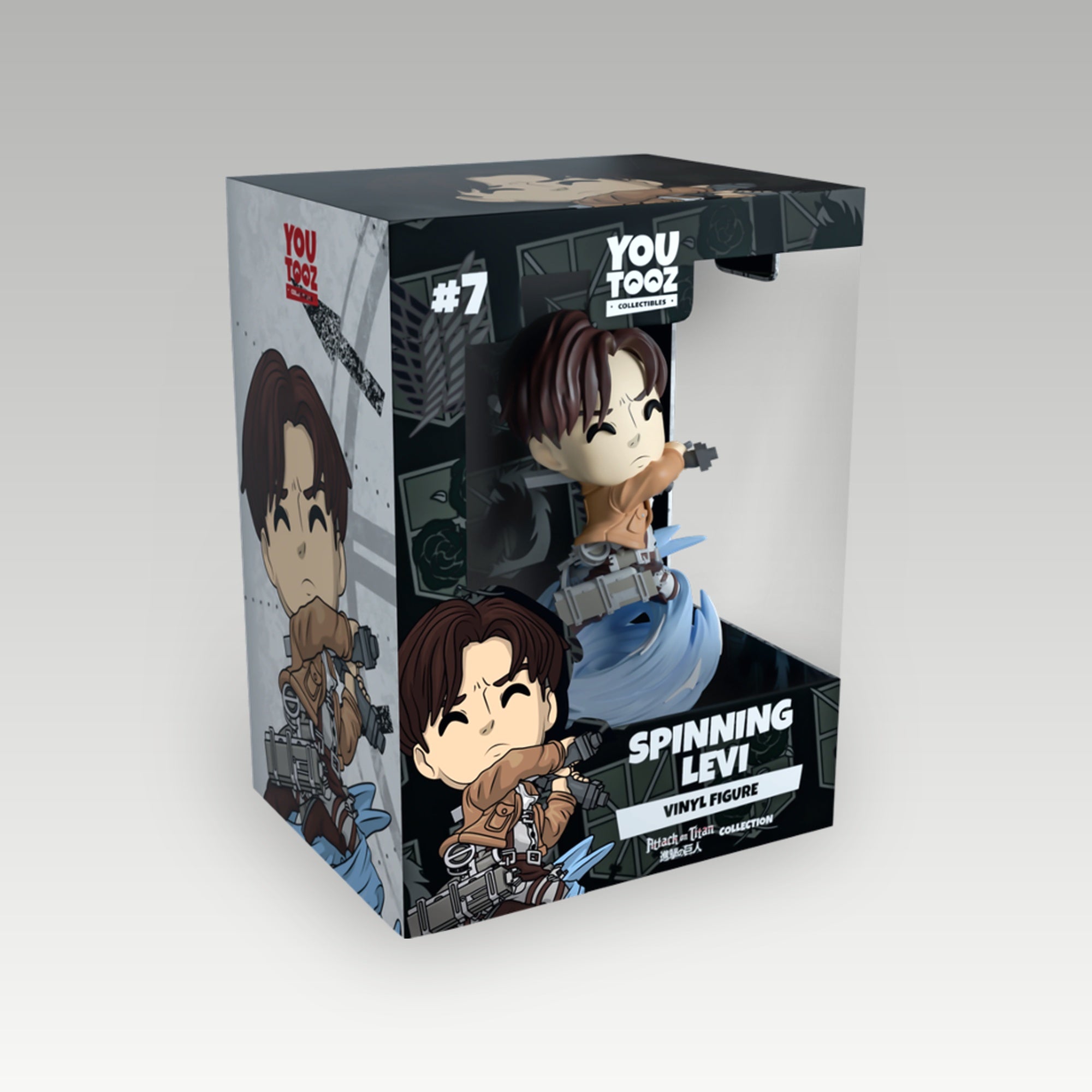 Attack on Titan - Spinning Levi • New / Sealed - Image 1