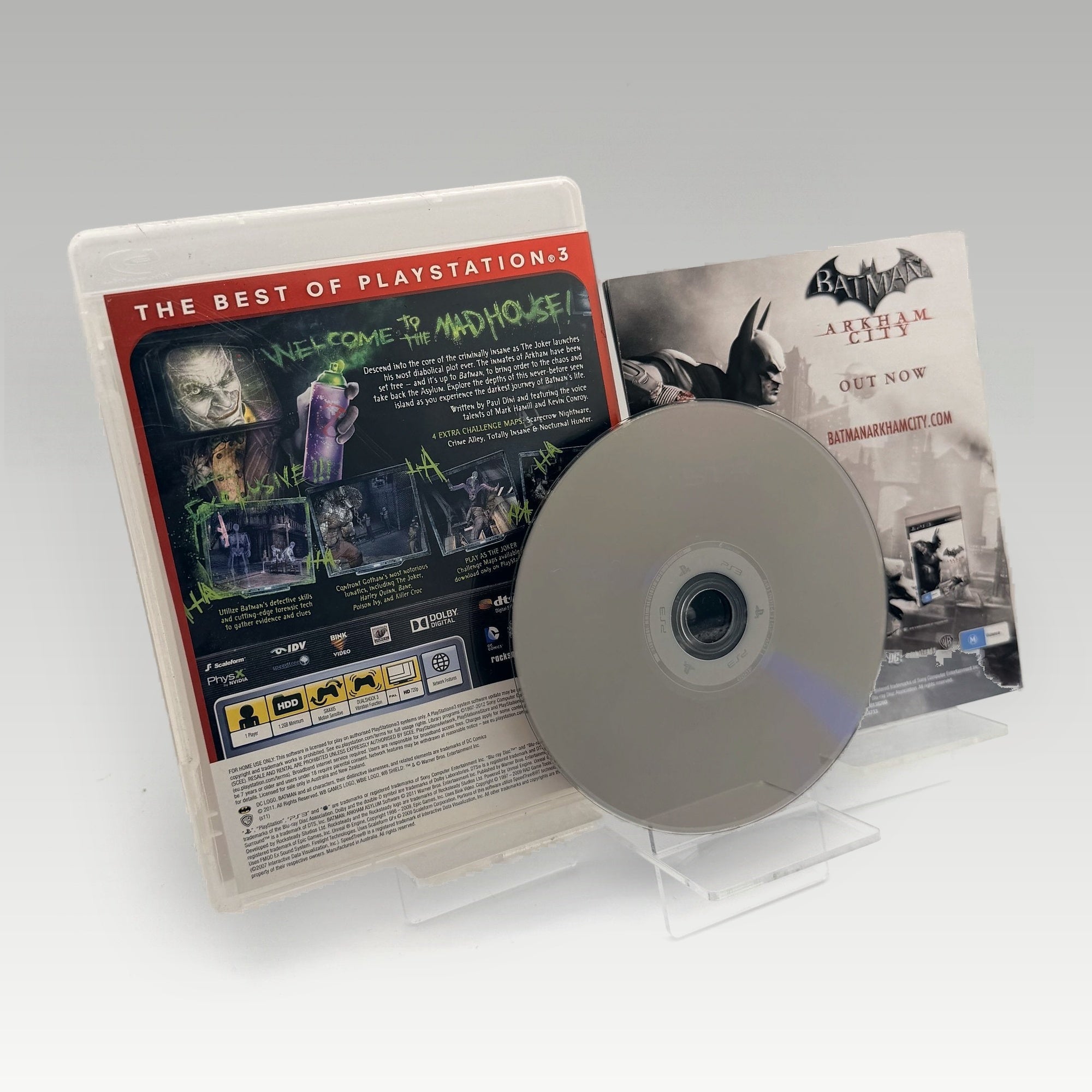 Batman: Arkham Asylum (Essentials) Game of the Year Edition • CIB (Region 4, Game of the Year Edition) - Image 2