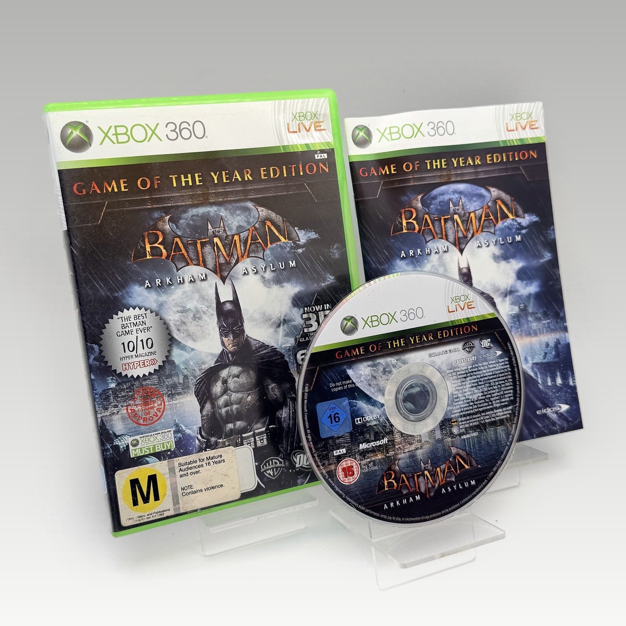 Batman: Arkham Asylum - Game of the Year Edition Game of the Year Edition • CIB (PAL, Game of the Year Edition) - Image 1