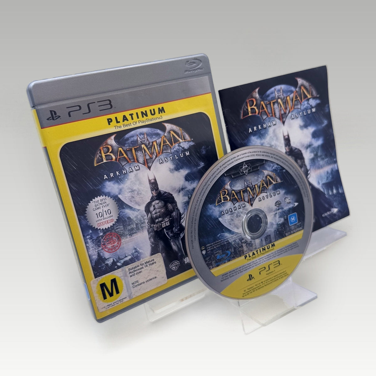 Batman: Arkham Asylum (Platinum) • CIB (Region 4) - Image 1