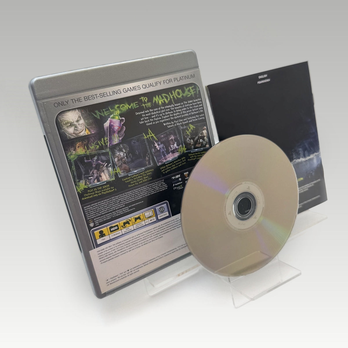 Batman: Arkham Asylum (Platinum) • CIB (Region 4) - Image 2