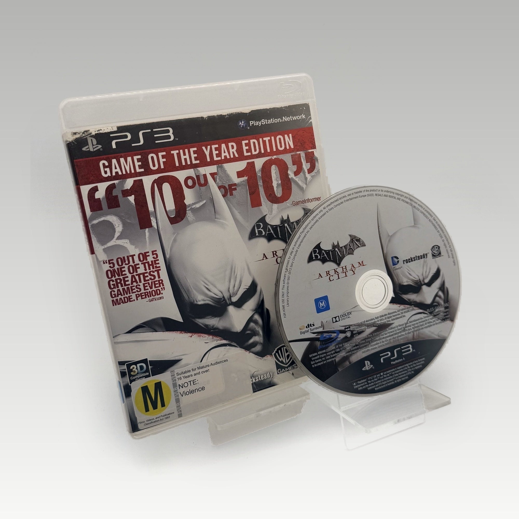 Batman: Arkham City - Game of the Year Edition • No Manual (Region 4) - Image 1