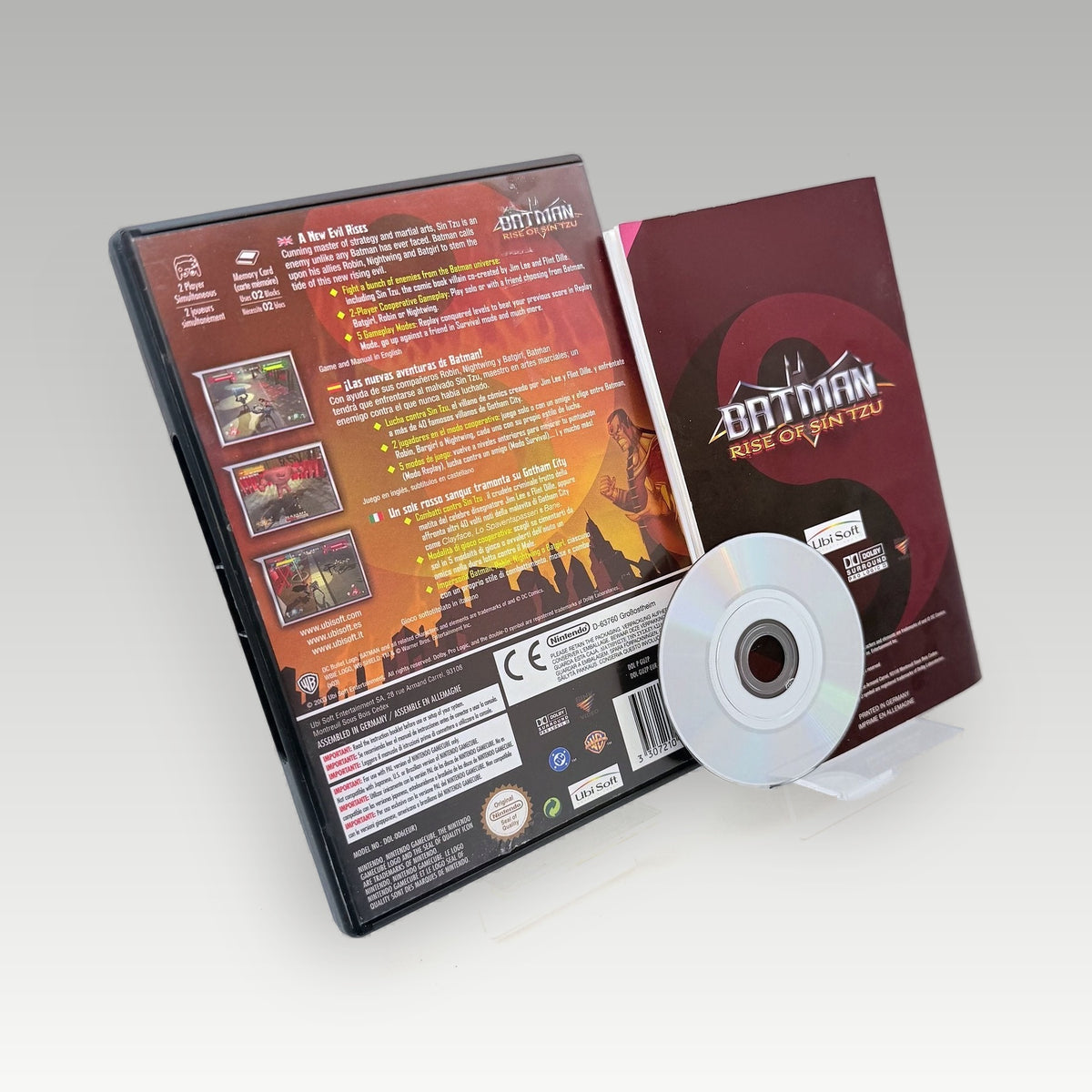 Batman: Rise of Sin Tzu • CIB (PAL) - Back Cover | Yappa NZ