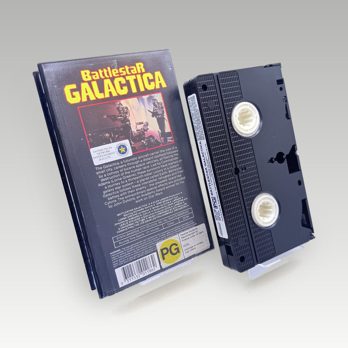Battlestar Galactica (1978) • CIB (PAL) - Back Cover | Yappa NZ