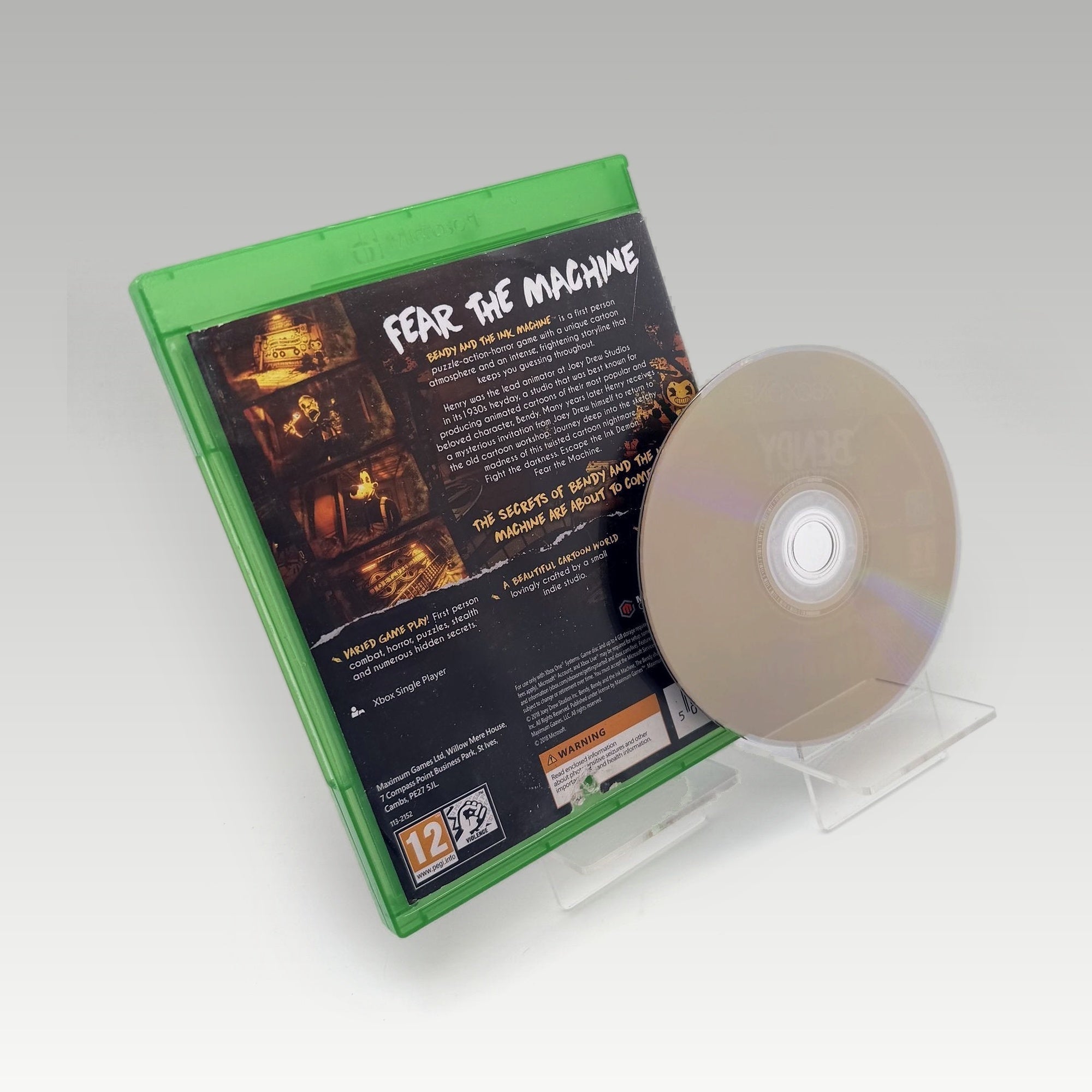 Bendy and the Ink Machine Artwork Damage • CIB (Region Free, Artwork Damage) - Image 2