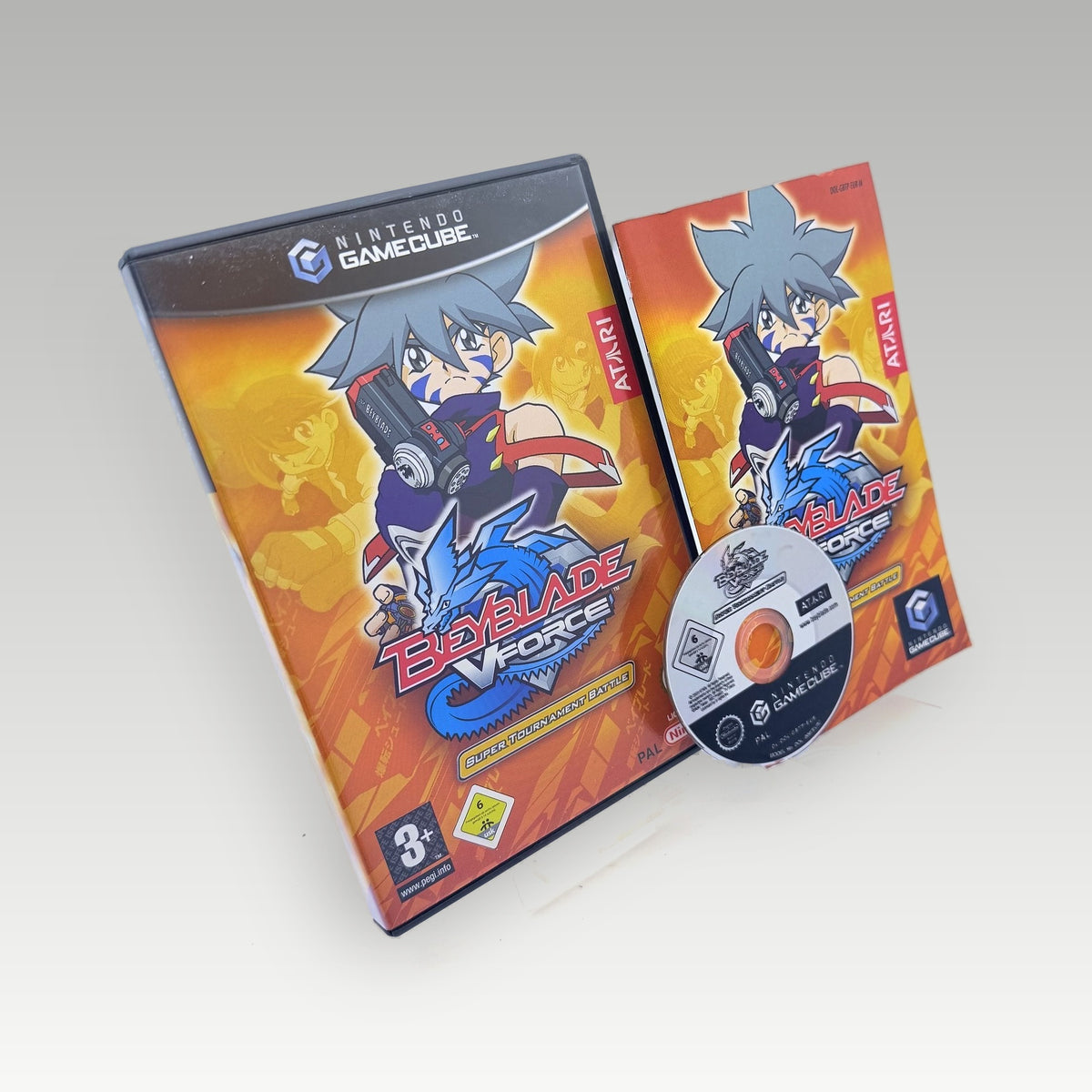 Beyblade V-Force: Super Tournament Battle • CIB (PAL) - Front Cover | Yappa NZ