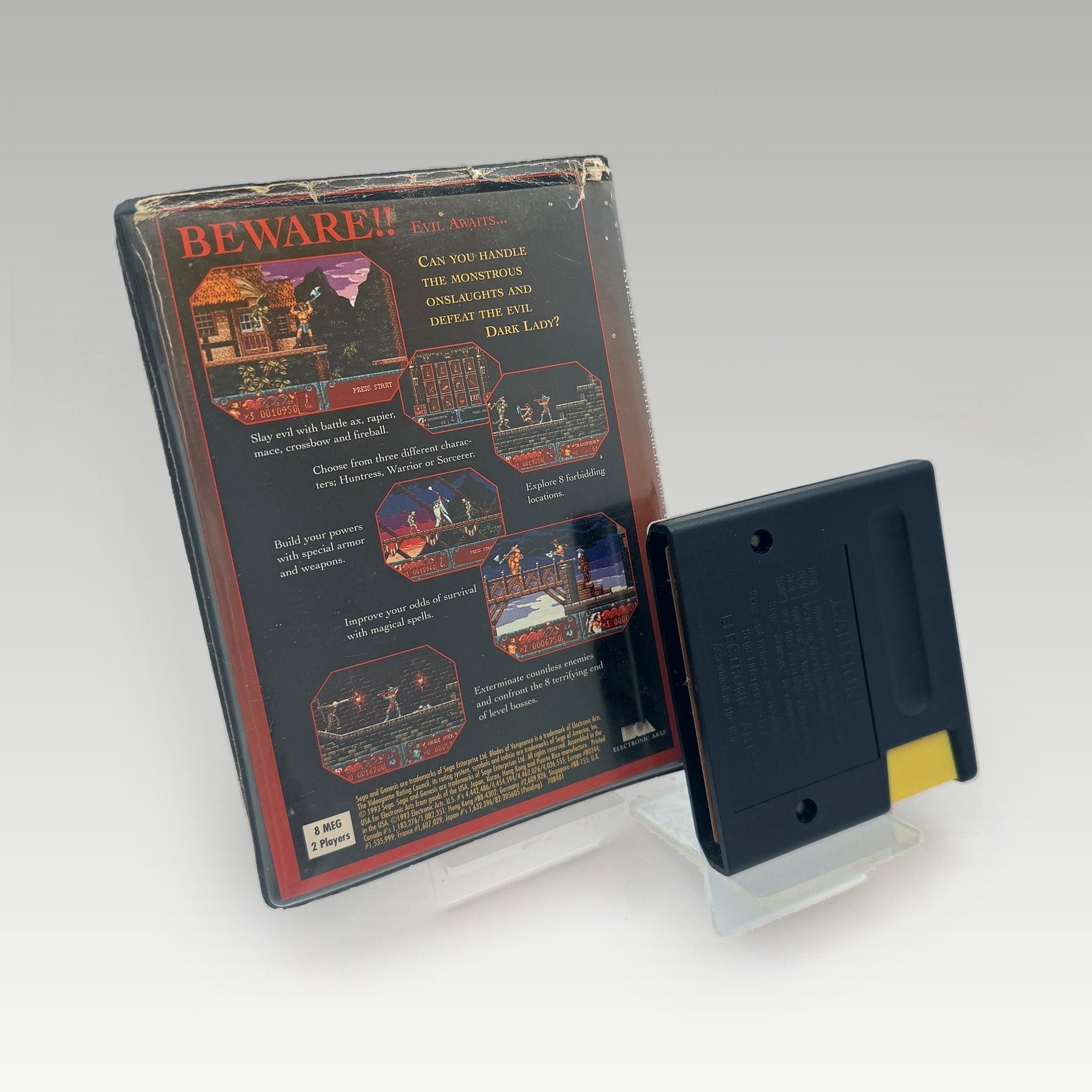 Blades of Vengeance Clamshell • No Manual (NTSC-U, Clamshell) - Image 2