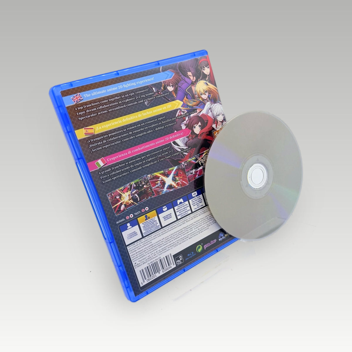 BlazBlue: Cross Tag Battle • CIB (Region 2) - Back Cover | Yappa NZ