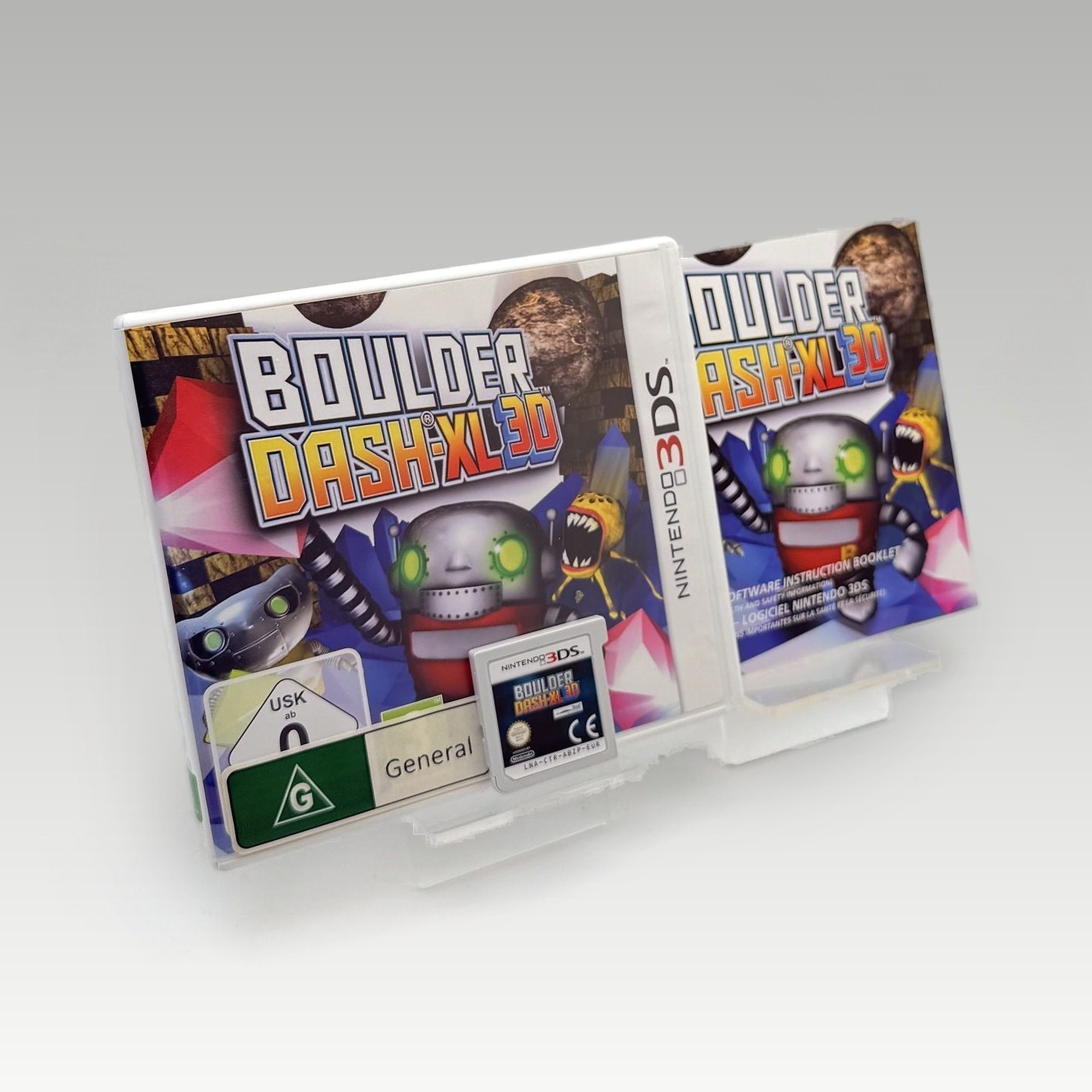 Boulder Dash-XL 3D • CIB (PAL) - Image 1