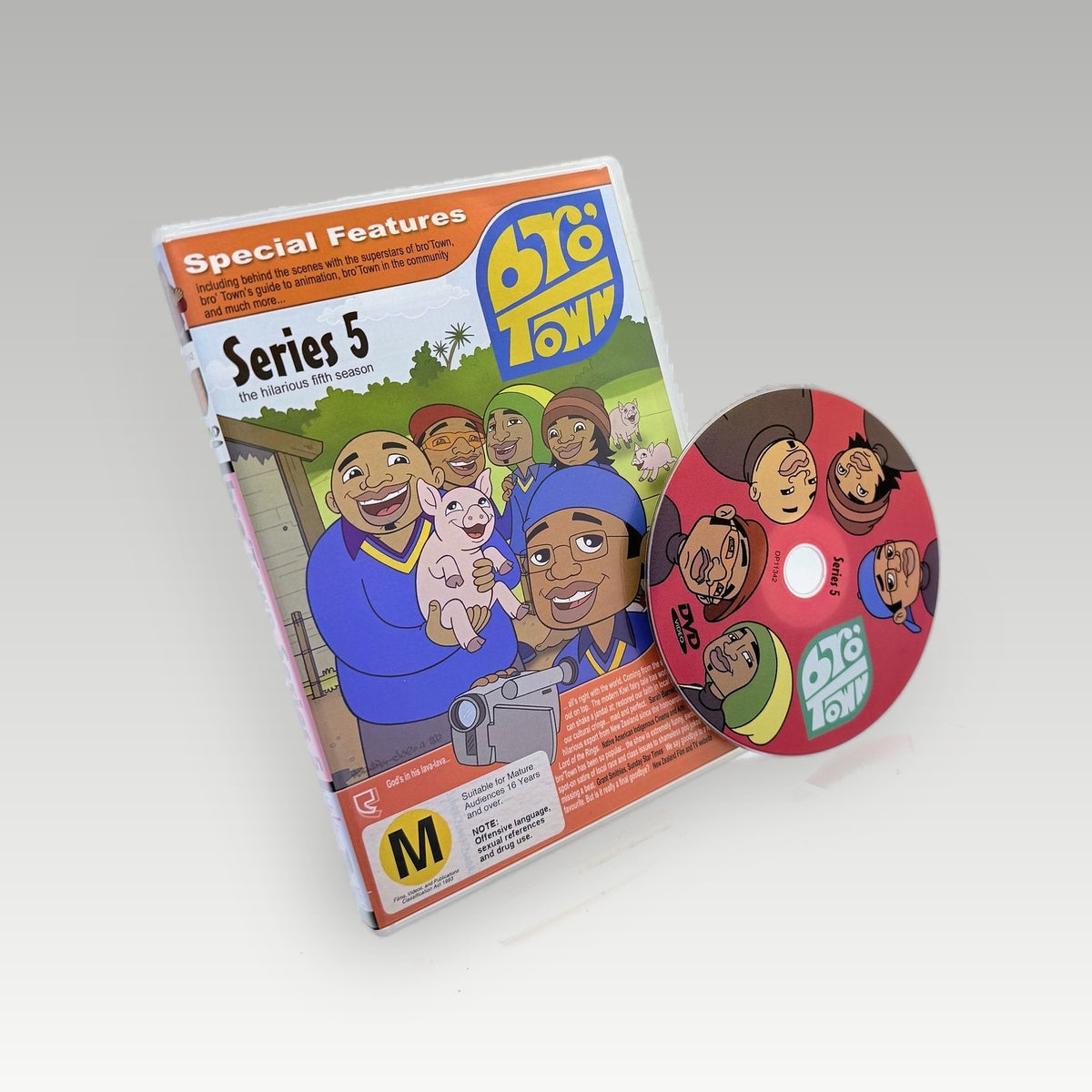 Bro' Town - Series 5 • CIB (Region 4) - Front Cover | Yappa NZ