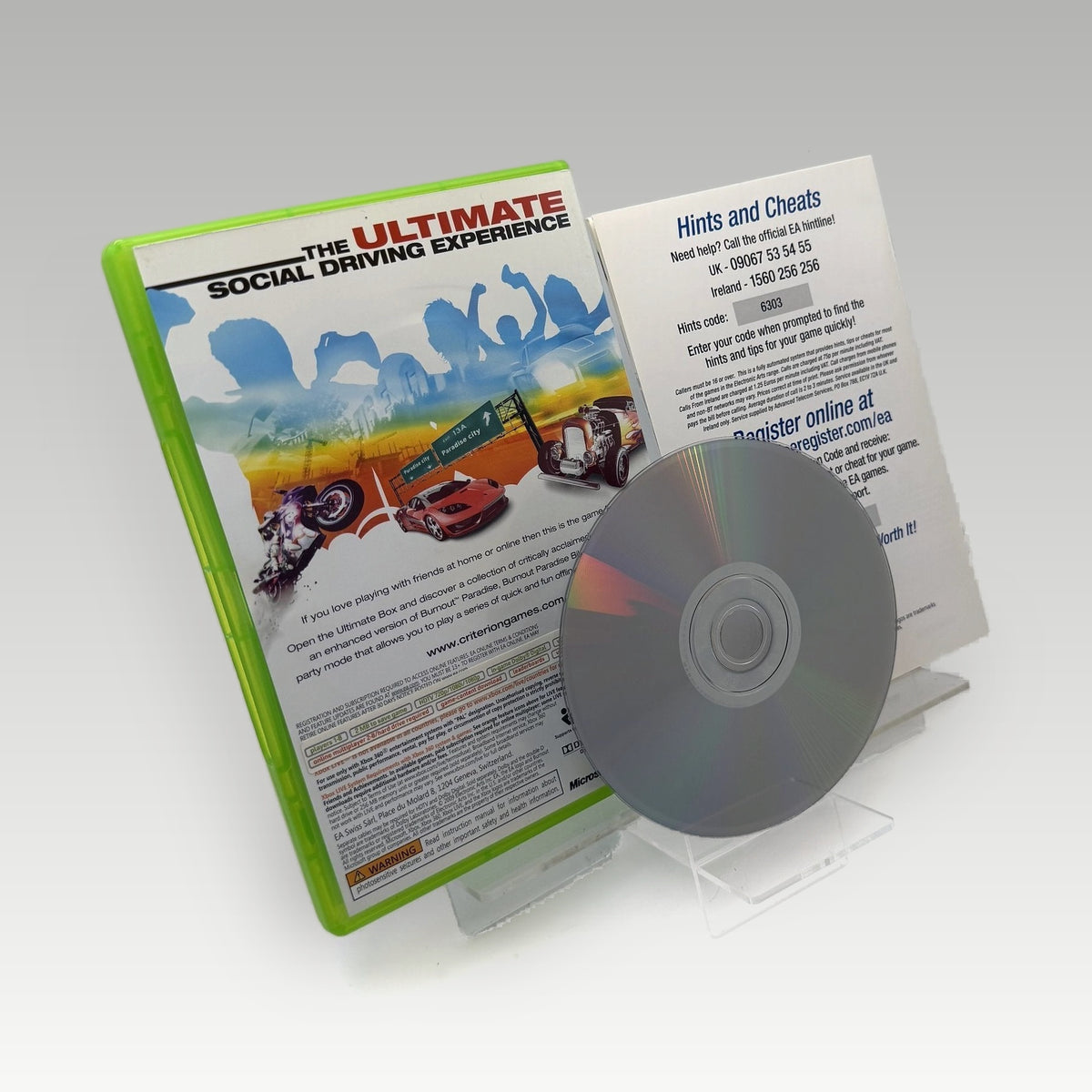 Burnout Paradise: The Ultimate Box • CIB (PAL) - Back Cover | Yappa NZ