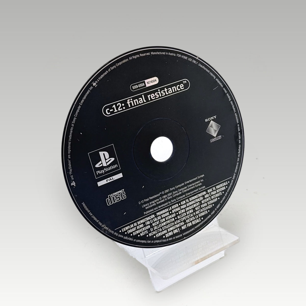 C-12: Final Resistance Demo • Loose (PAL, Demo) - Image 1