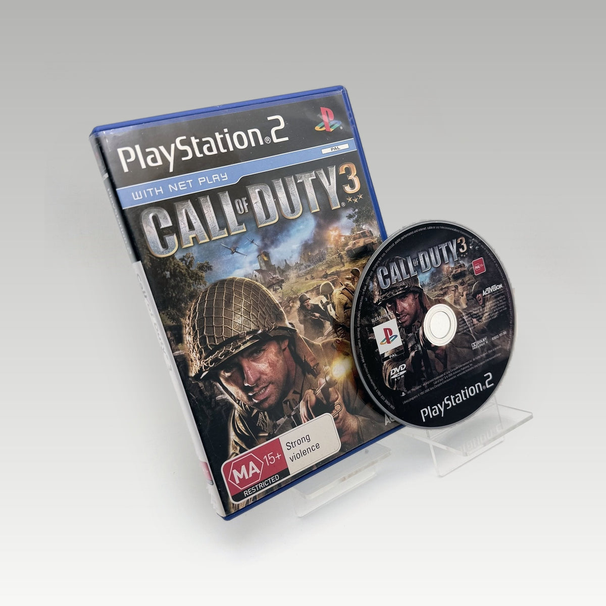 Call of Duty 3 (Platinum) • No Manual (PAL) - Image 1